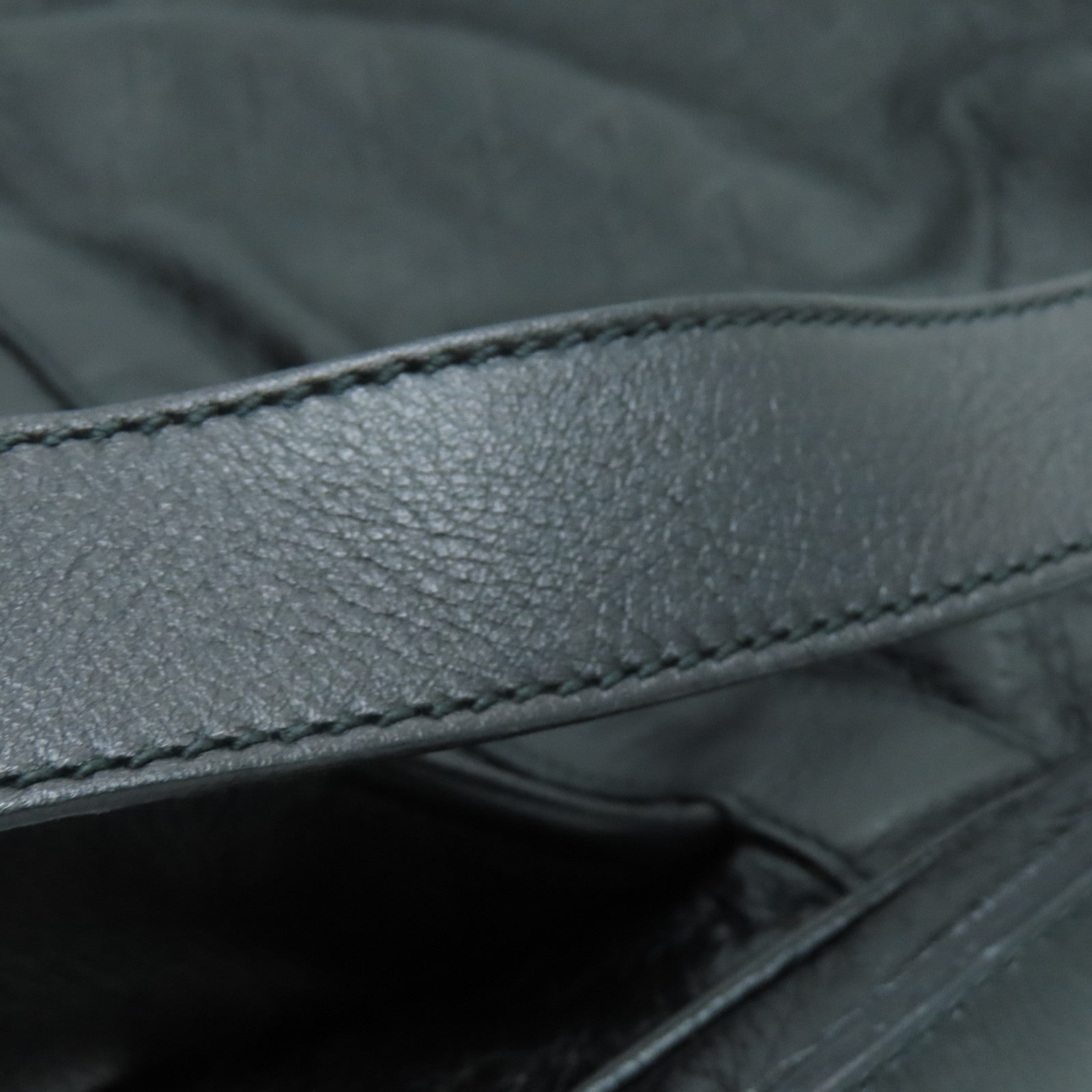 GUCCI 牛皮皮革Shoulder Bag肩背袋银扣黑色