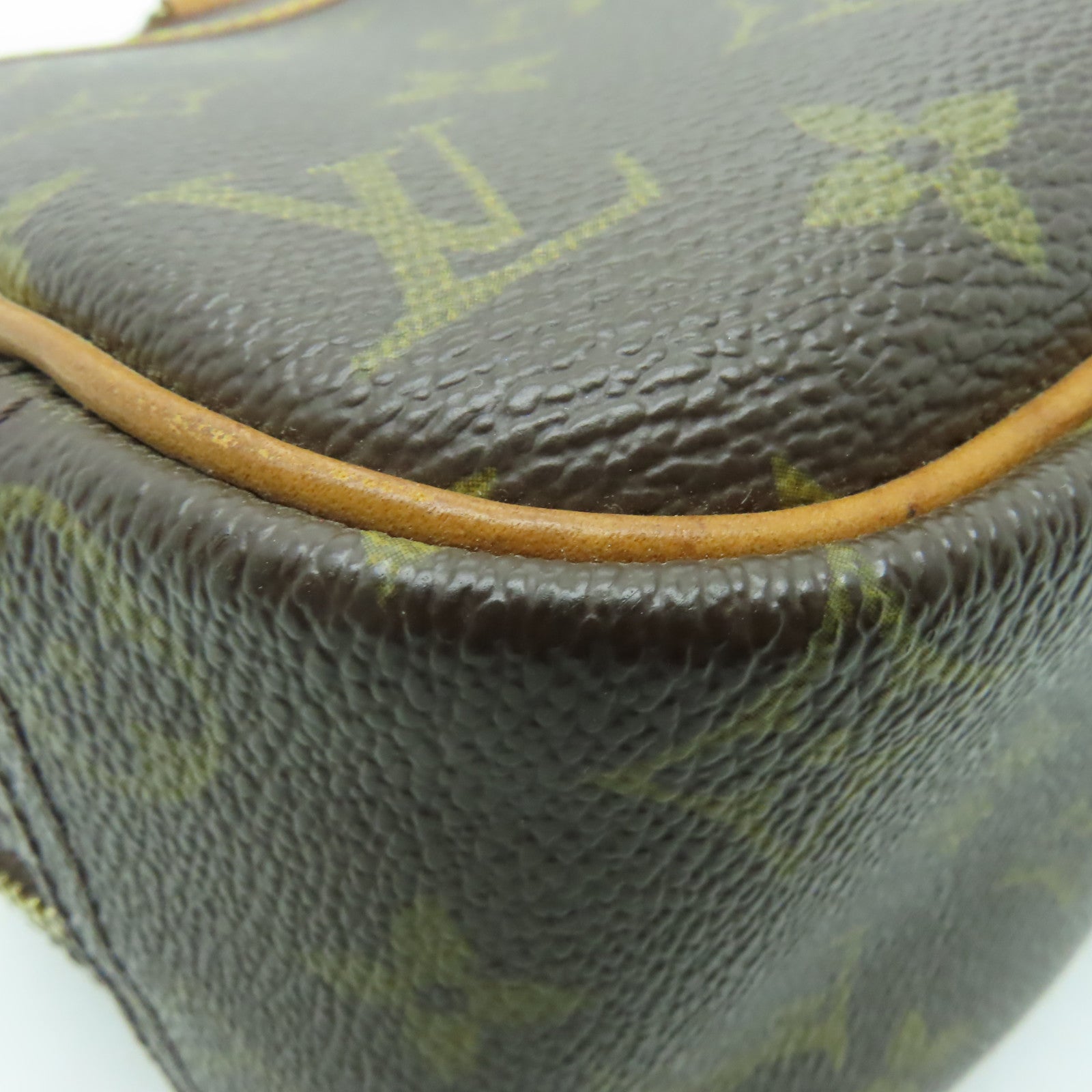 LOUIS VUITTON Monogram Trouville金扣手挽袋啡色