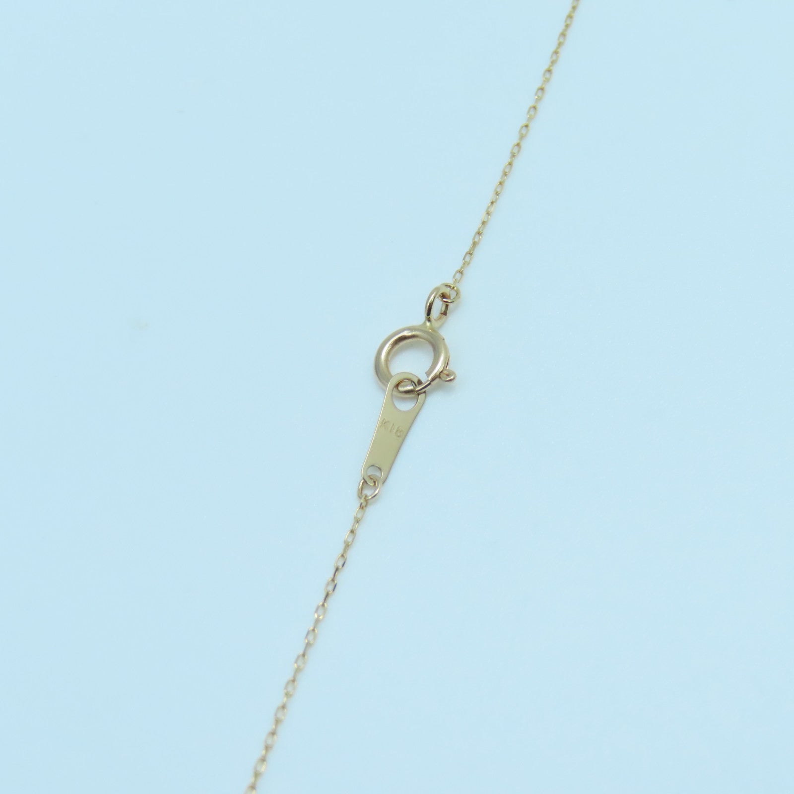 JEWELRY 【激減優惠】18K黃金Diamond Necklace 0.10ct鑽石項鍊