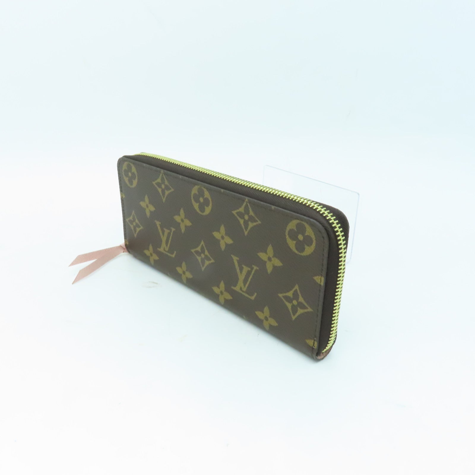 LOUIS VUITTON Monogram Clemence Wallet金扣長錢包啡色