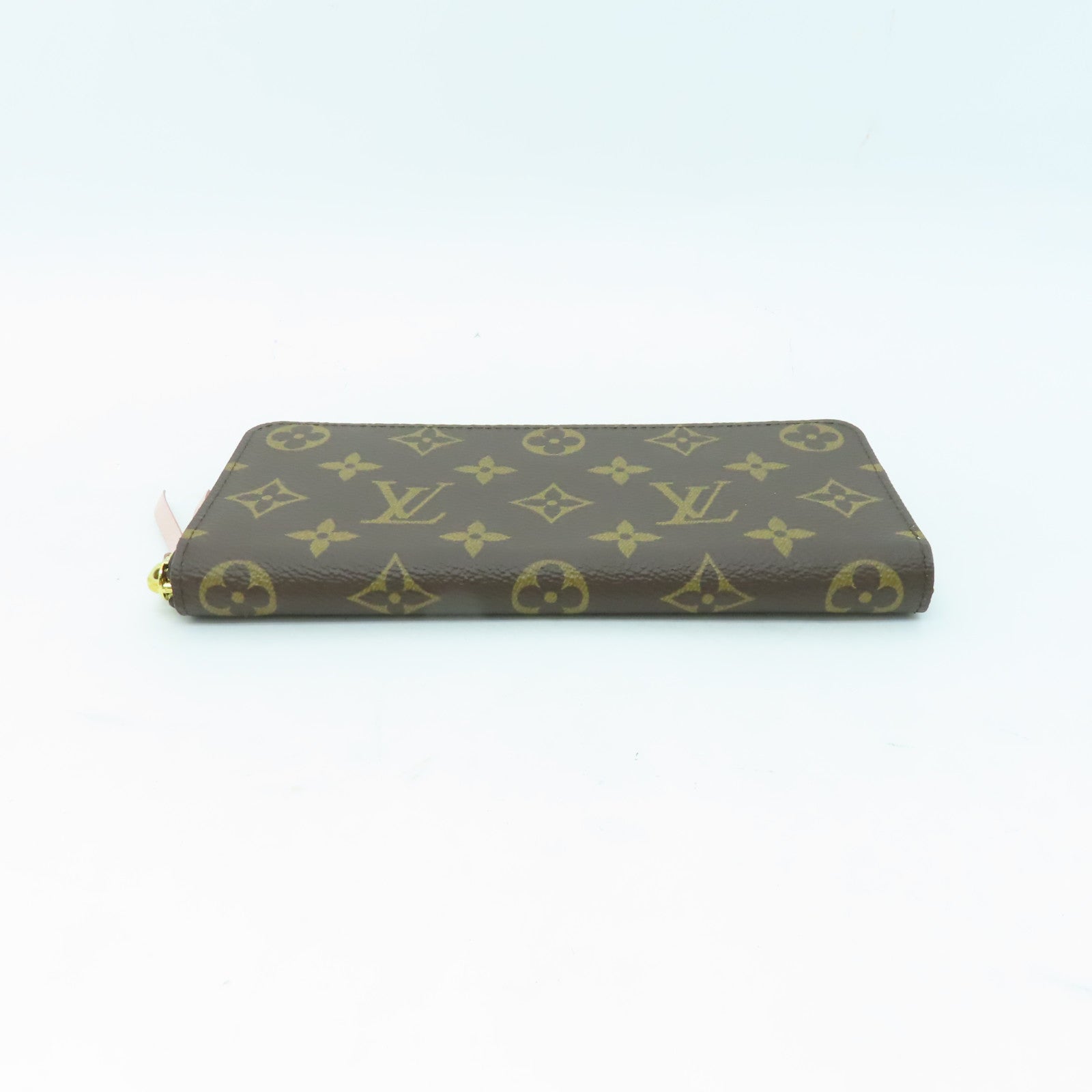 LOUIS VUITTON Monogram Clemence Wallet金扣長錢包啡色