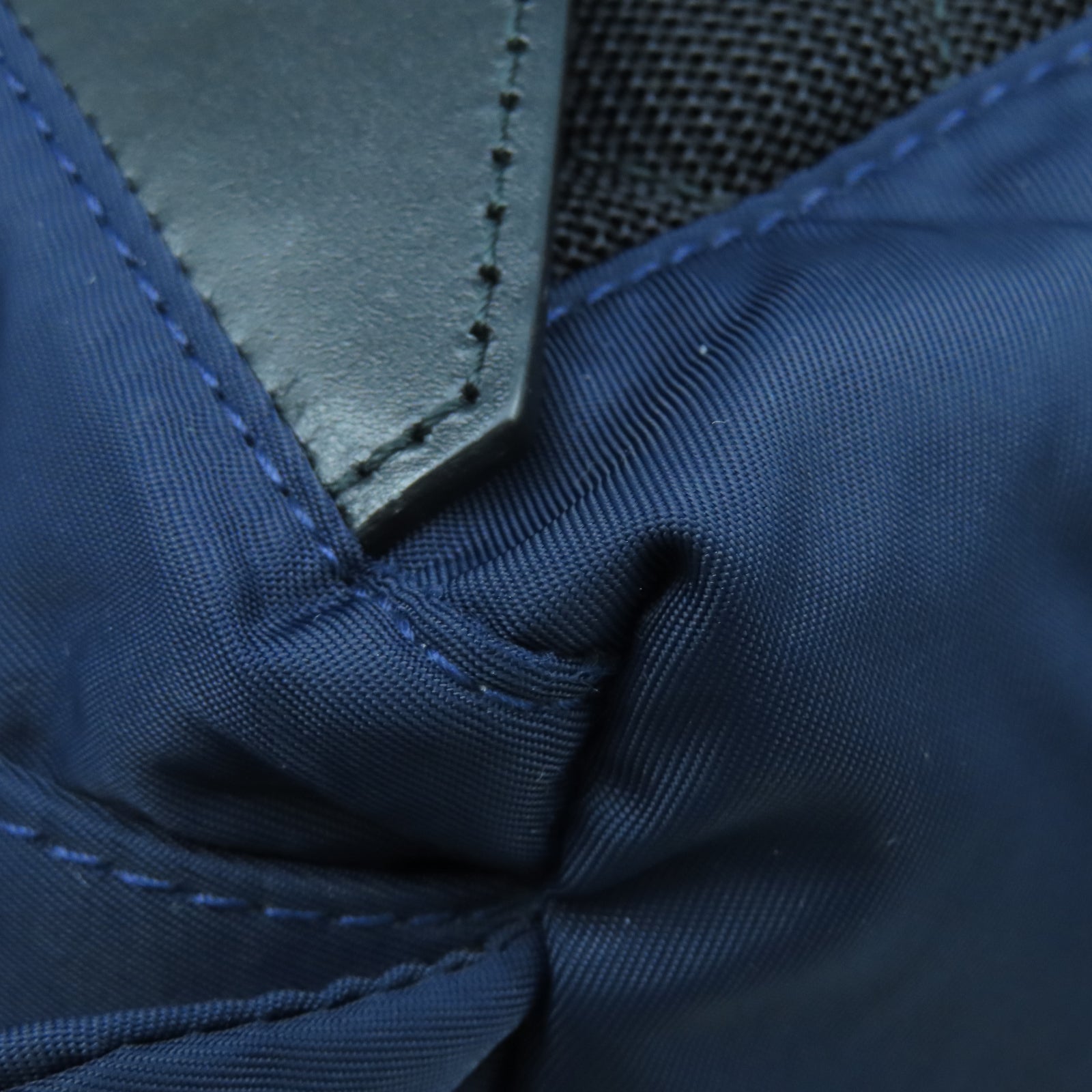 BURBERRY nylon Backpack gold buckle backpack blue