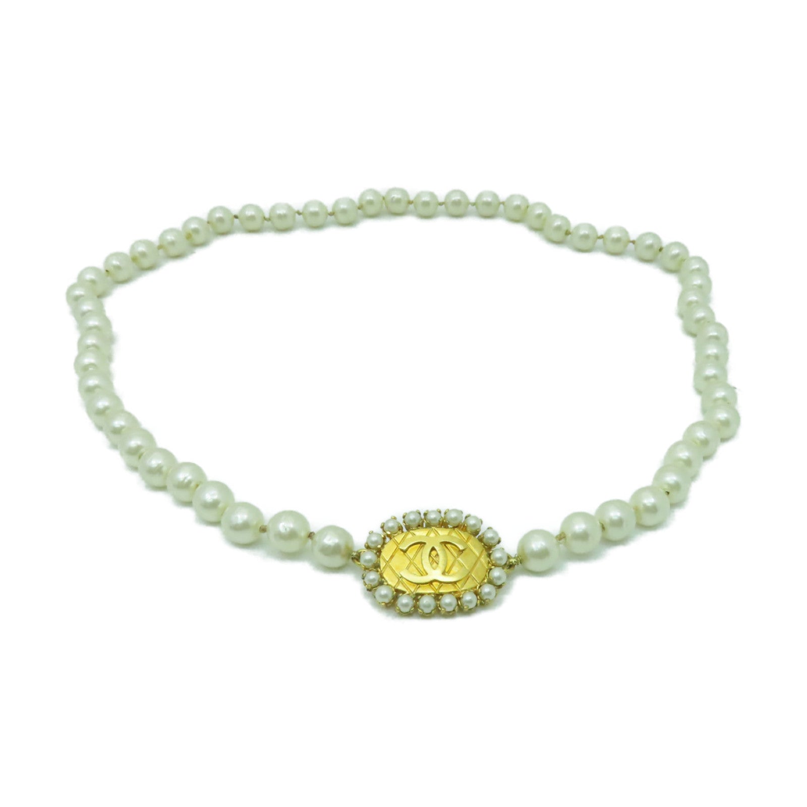 CHANEL 金屬Chain Belt腰鏈金色/白色