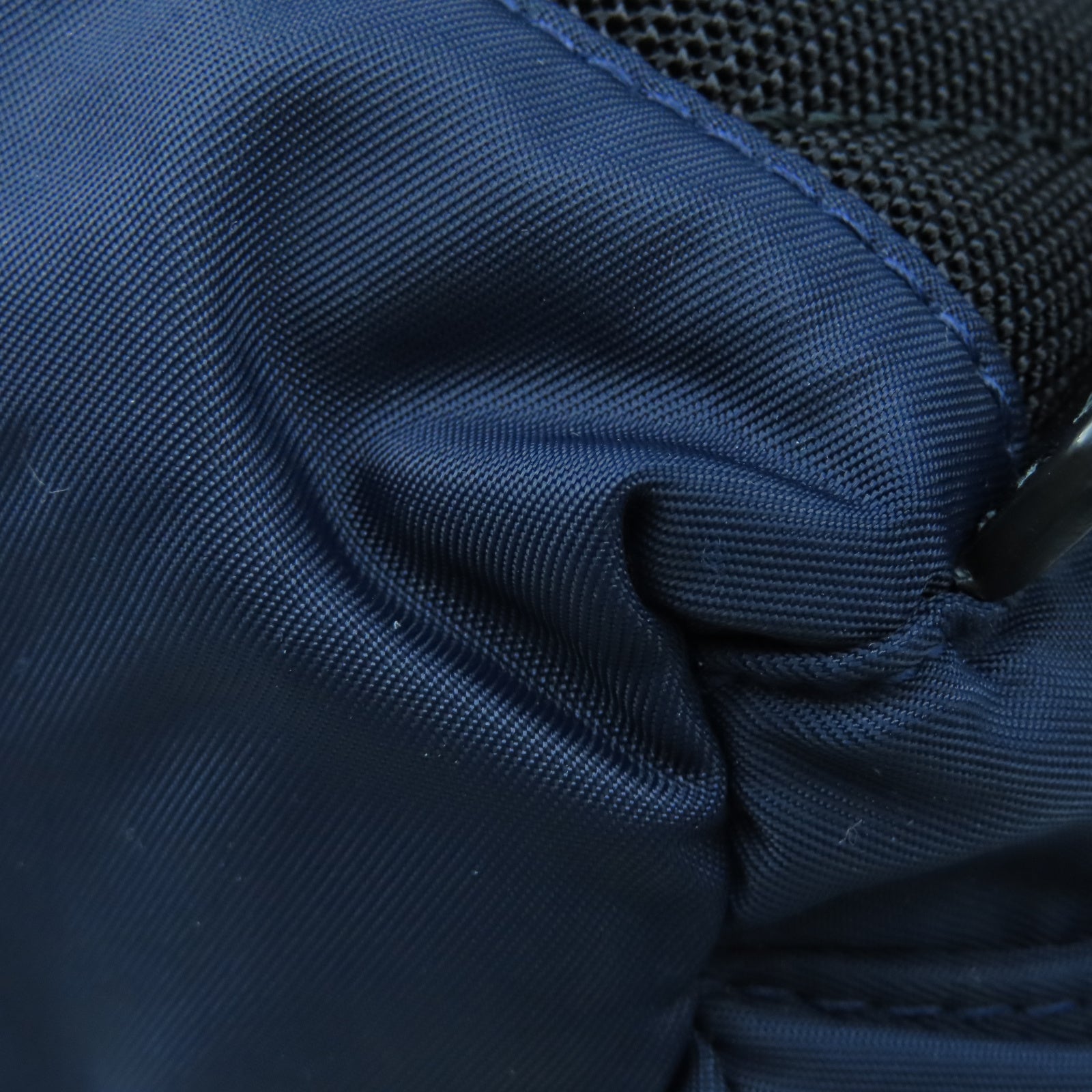 BURBERRY nylon Backpack gold buckle backpack blue