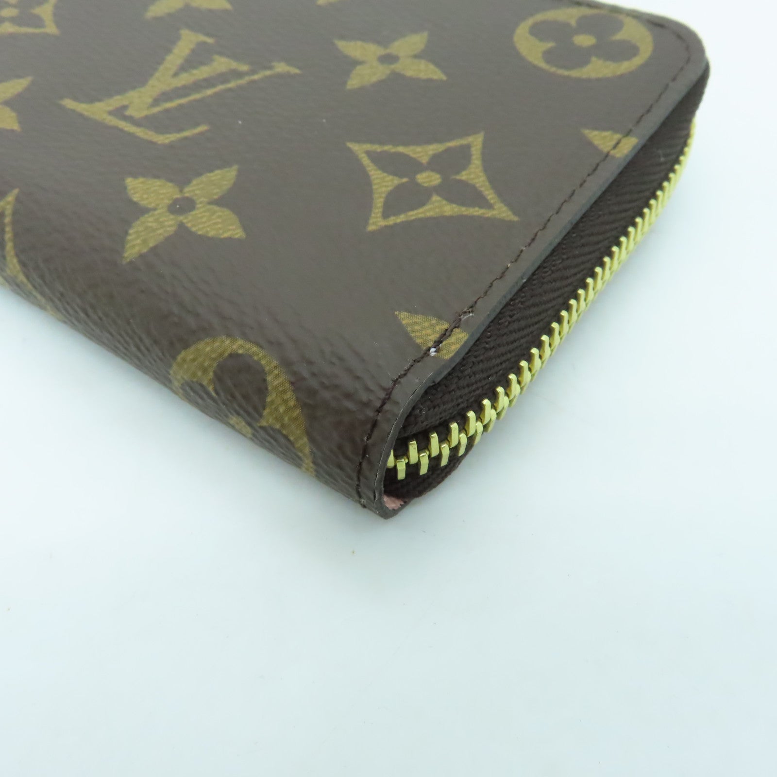 LOUIS VUITTON Monogram Clemence Wallet金扣長錢包啡色