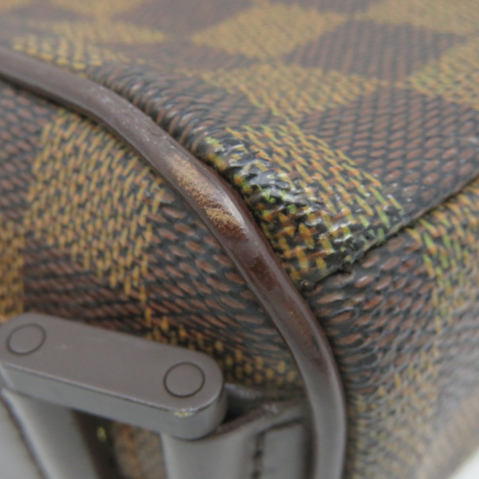 LOUIS VUITTON Damier Olav pm Shoulder Bag brown