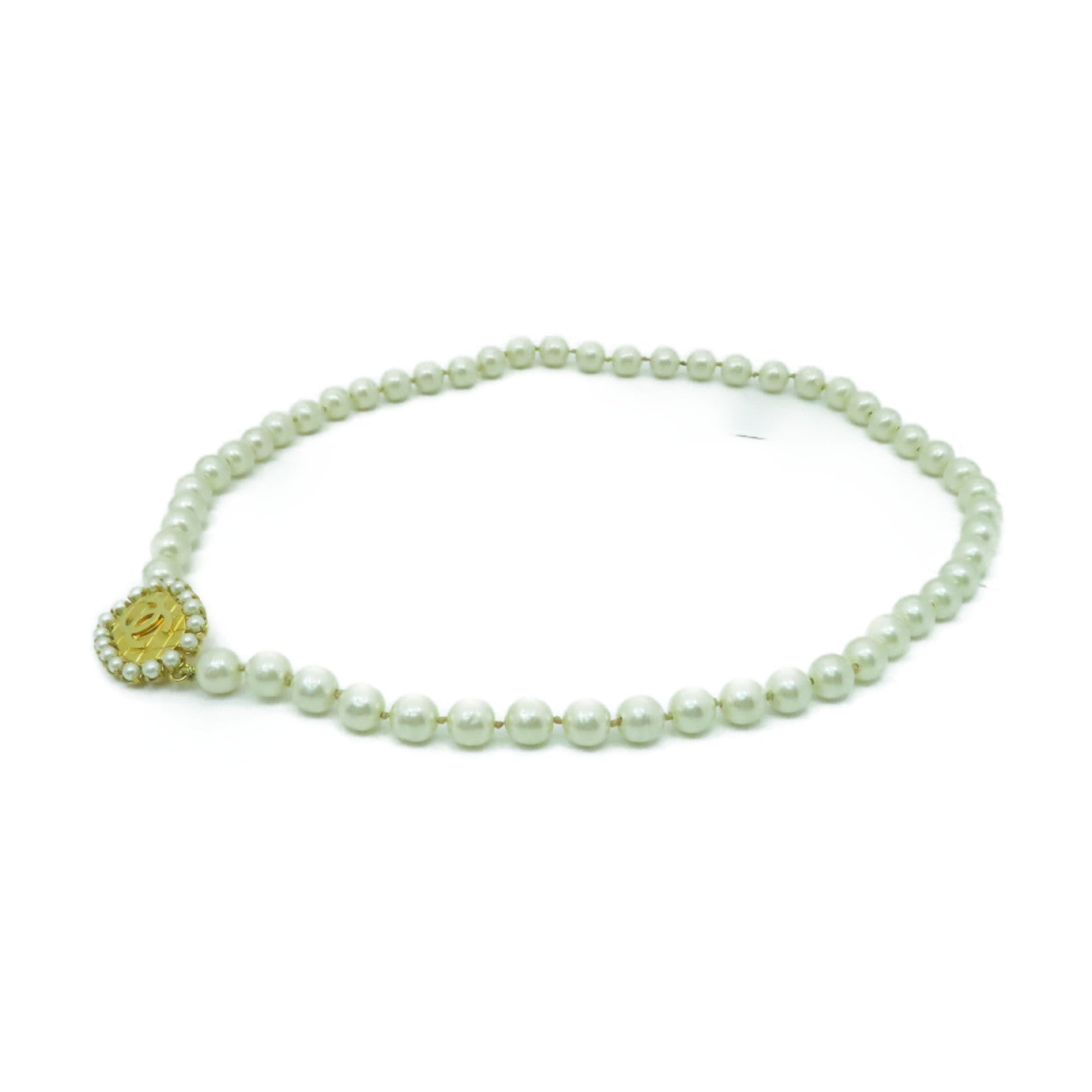 CHANEL 金屬Chain Belt腰鏈金色/白色