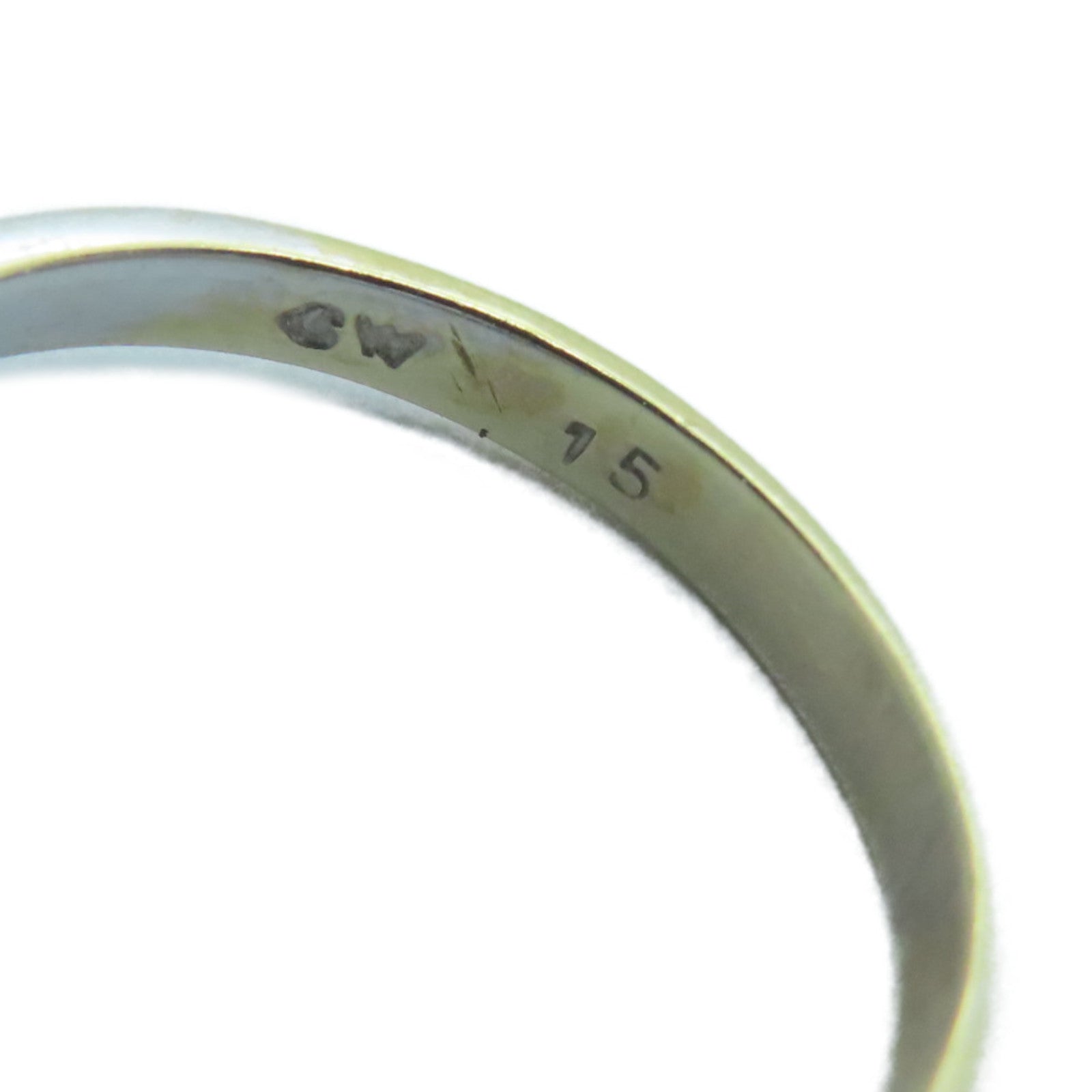JEWELRY 18K White Gold Diamond Ring 0.15ct Diamond Ring US#5.5