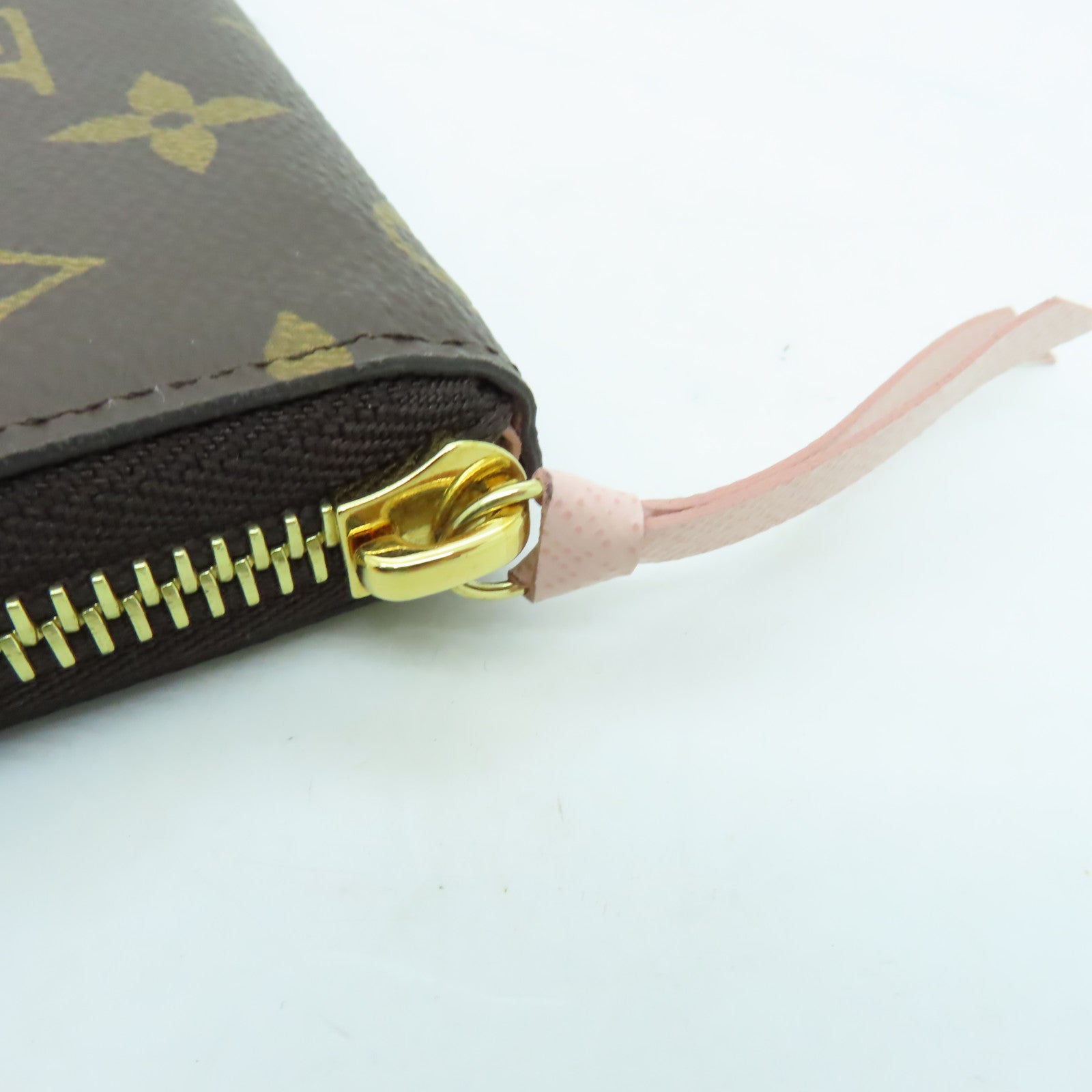 LOUIS VUITTON Monogram Clemence Wallet金扣長錢包啡色