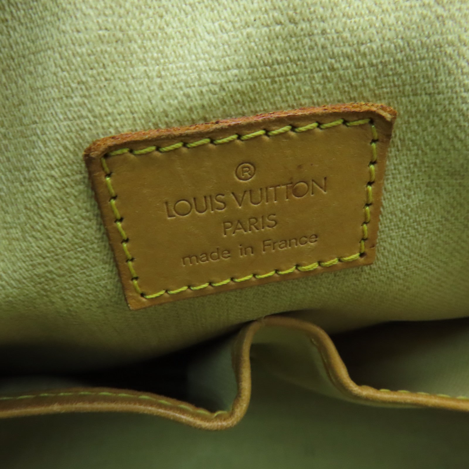 LOUIS VUITTON Monogram Trouville金扣手挽袋啡色