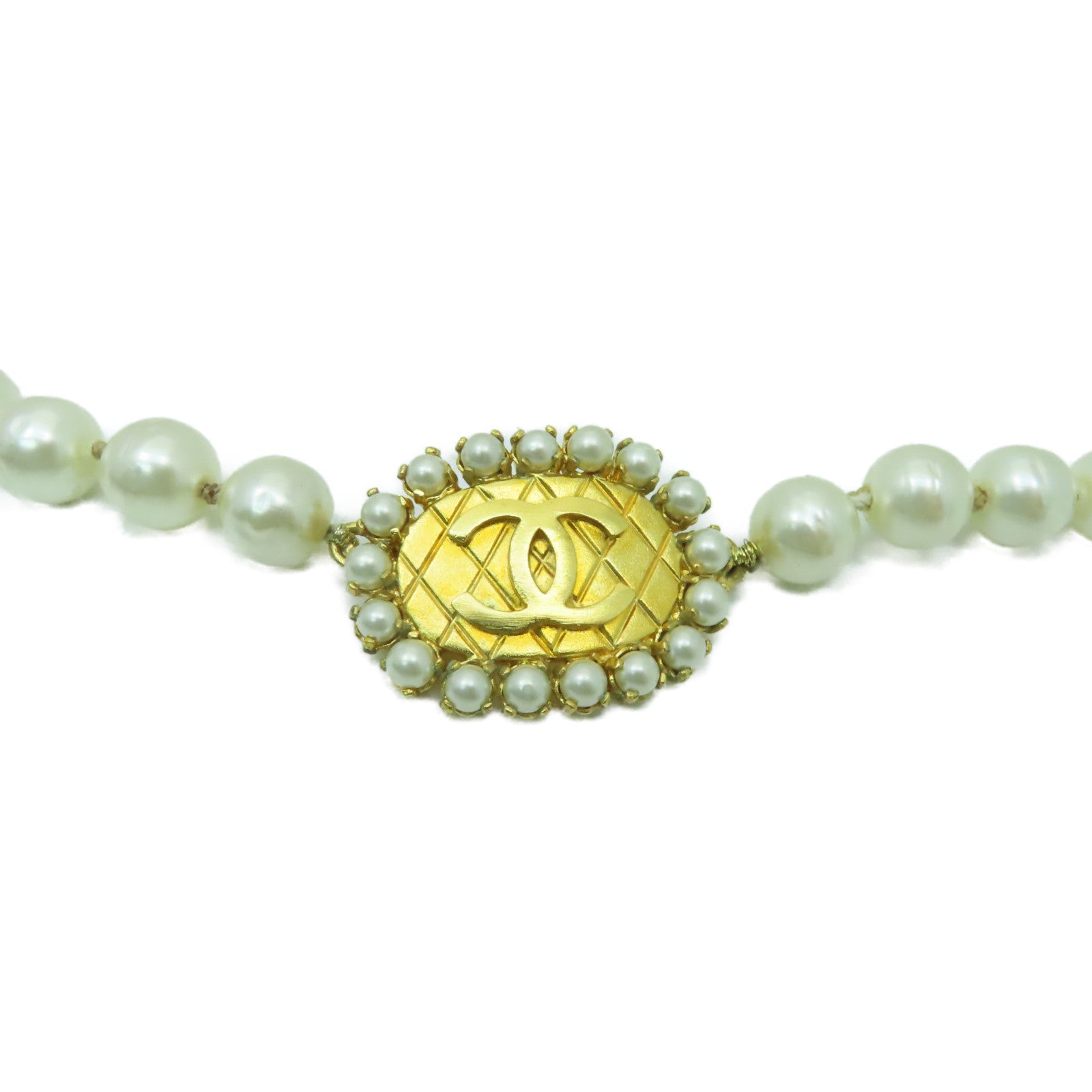 CHANEL 金屬Chain Belt腰鏈金色/白色