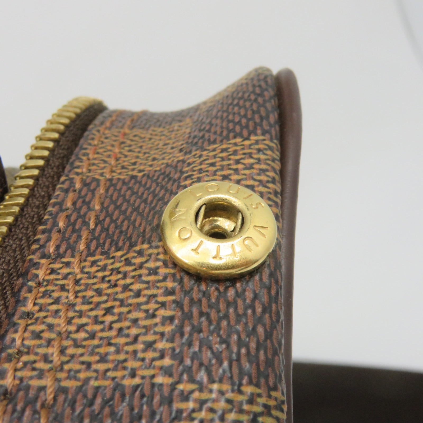 LOUIS VUITTON Damier Olav pm Shoulder Bag brown