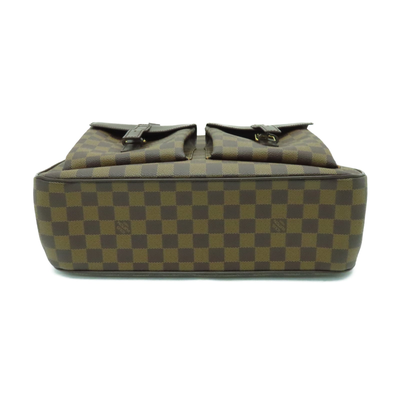 LOUIS VUITTON Damier Uzes金扣肩背袋啡色