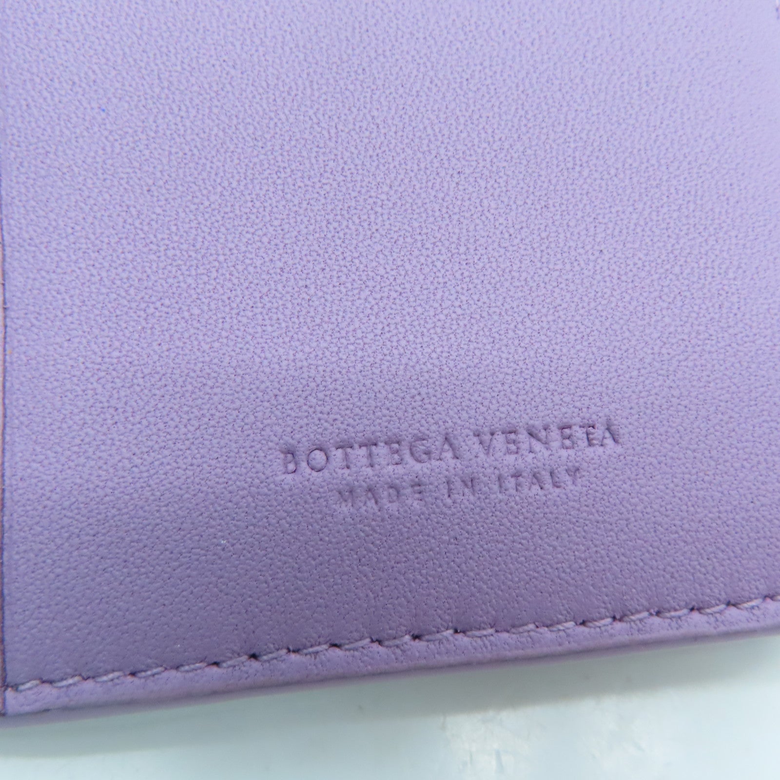 BOTTEGA VENETA 織紋皮革Long Wallet長錢包紫色