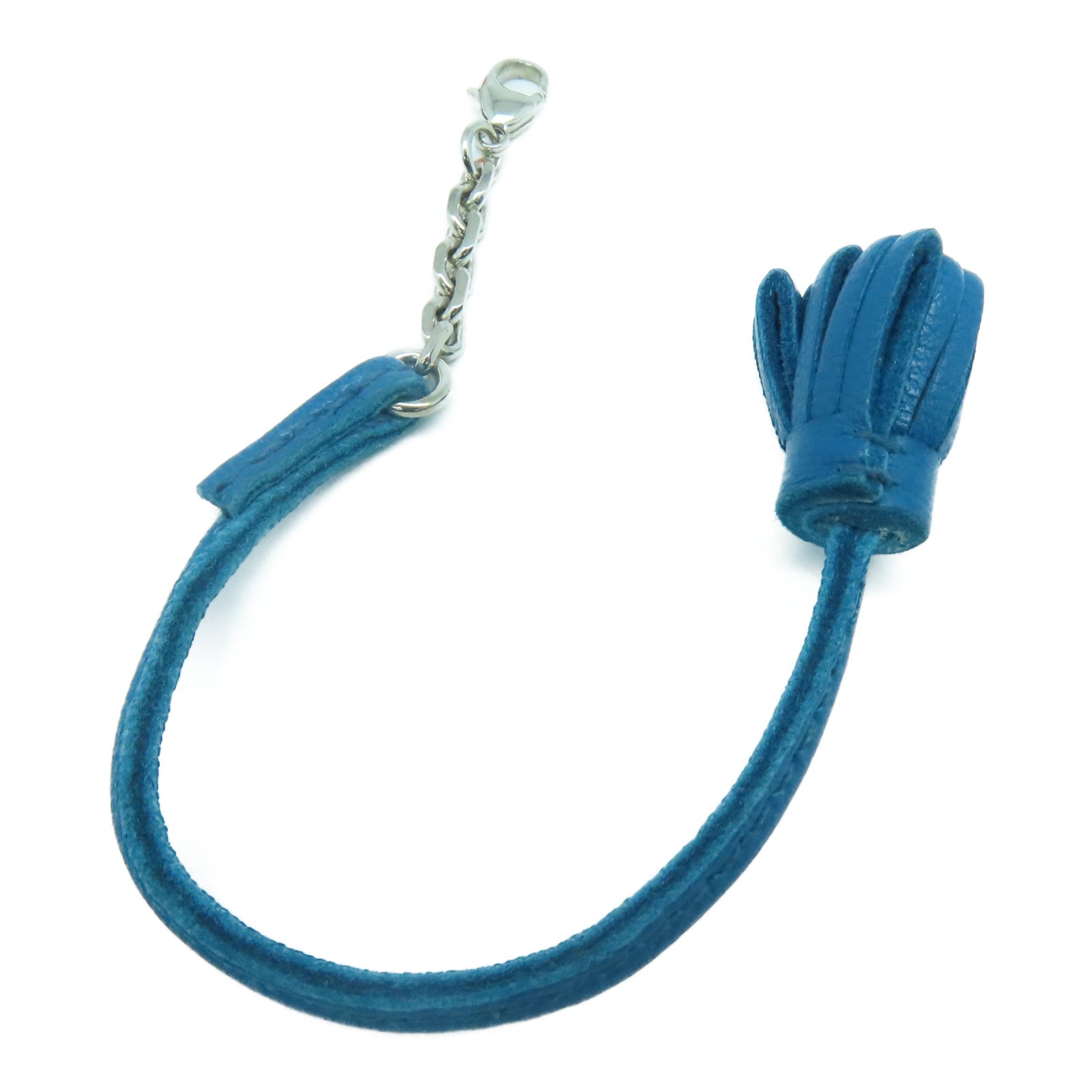 HERMES Swift皮革Carmencita Charm 掛飾藍色