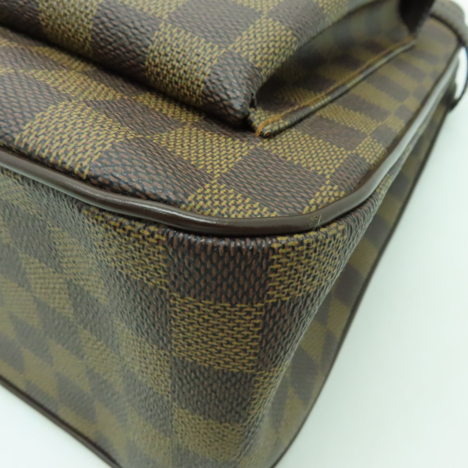 LOUIS VUITTON Damier Uzes金扣肩背袋啡色