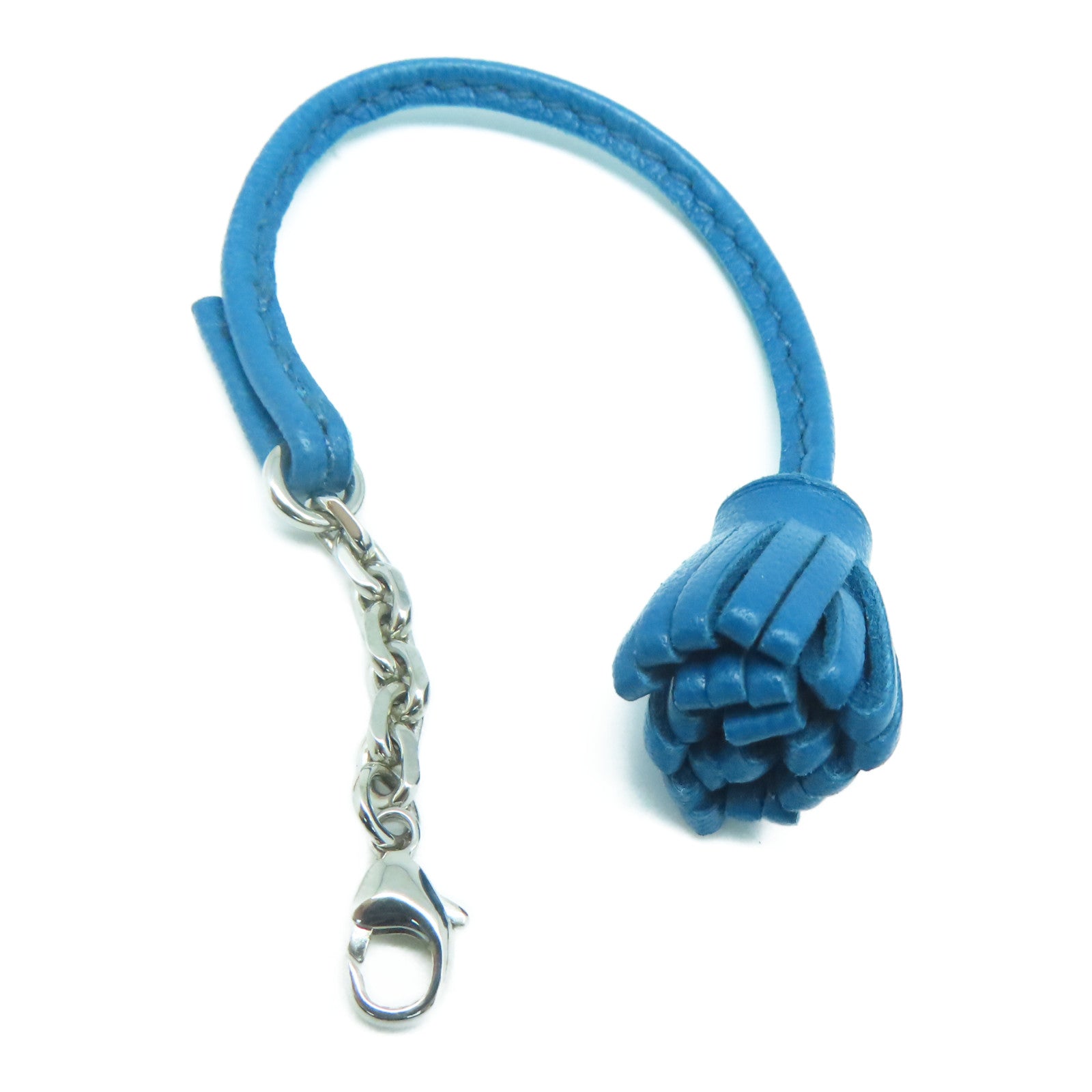 HERMES Swift皮革Carmencita Charm 掛飾藍色