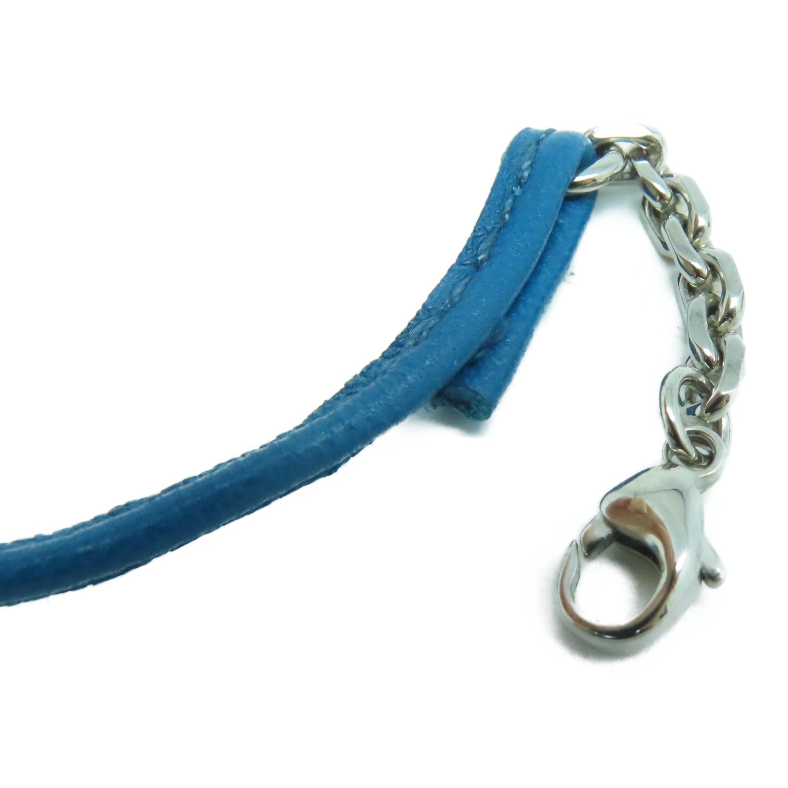 HERMES Swift皮革Carmencita Charm 掛飾藍色