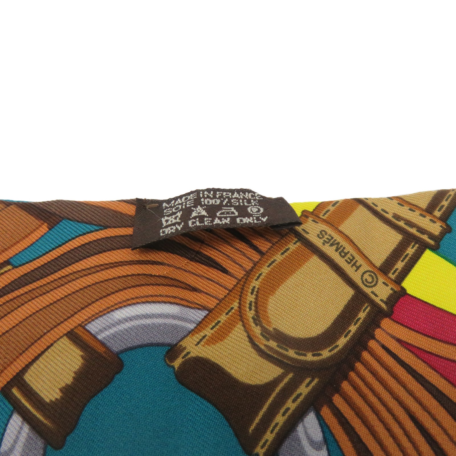 HERMES 絲質Twilly Scarf絲巾彩色