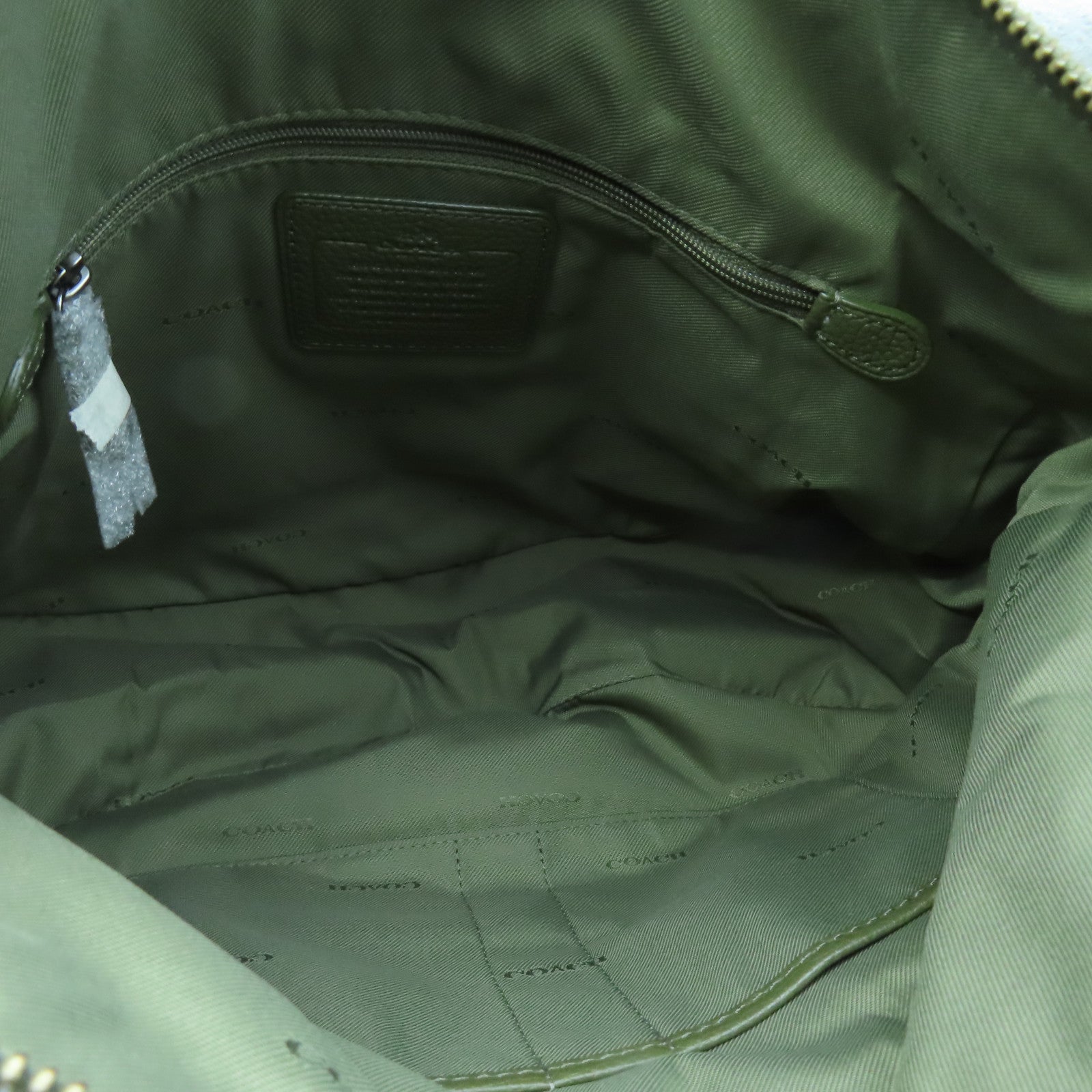 COACH 牛皮皮革Shoulder Bag手挽肩背兩用袋綠色