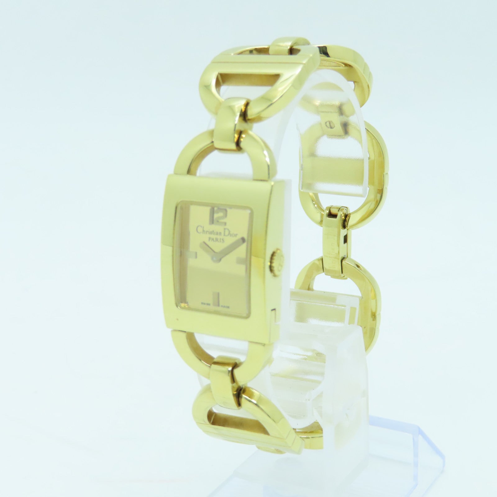 Dior Maris Square Watch Stainless Steel Watch Quartz Movement Gold