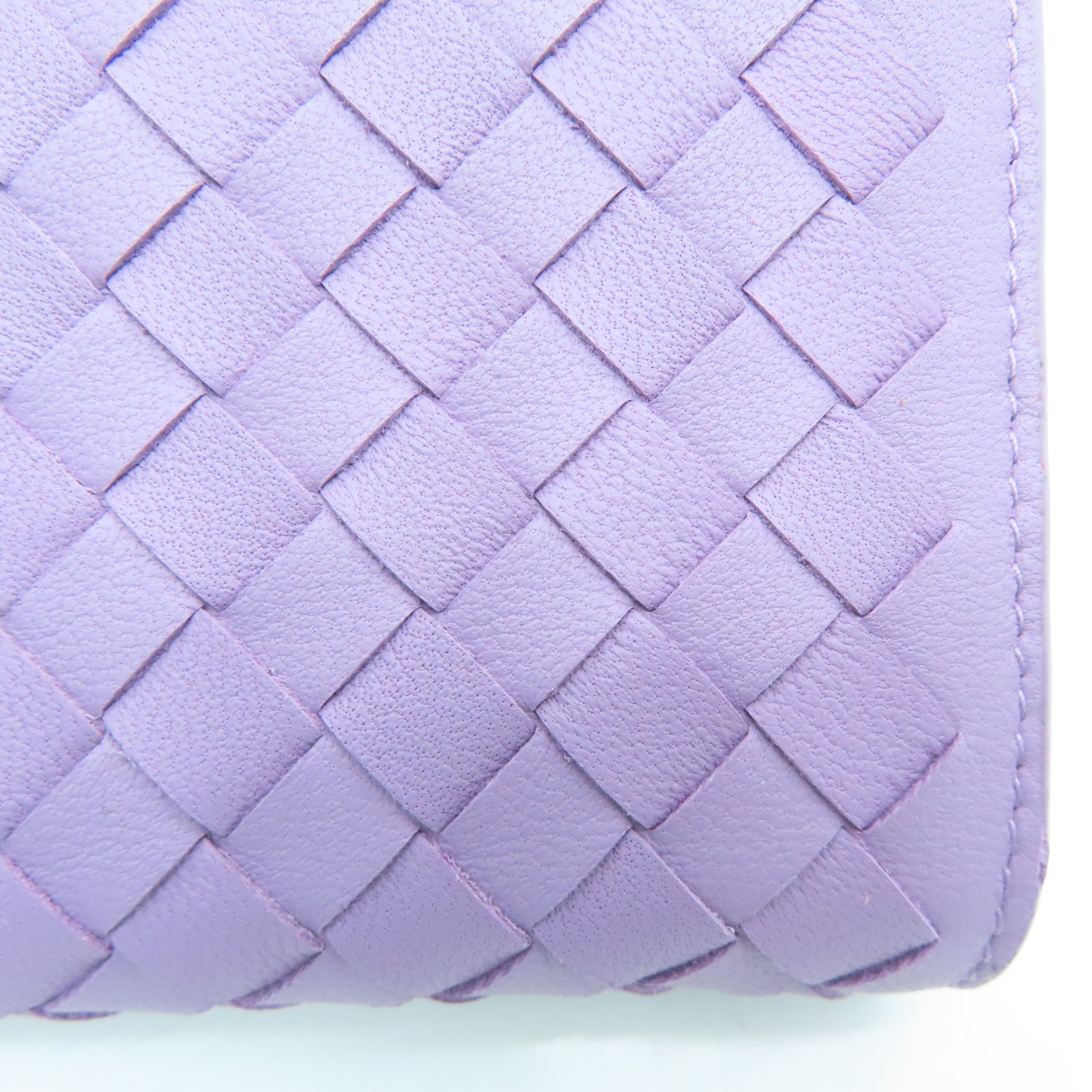 BOTTEGA VENETA 織紋皮革Long Wallet長錢包紫色