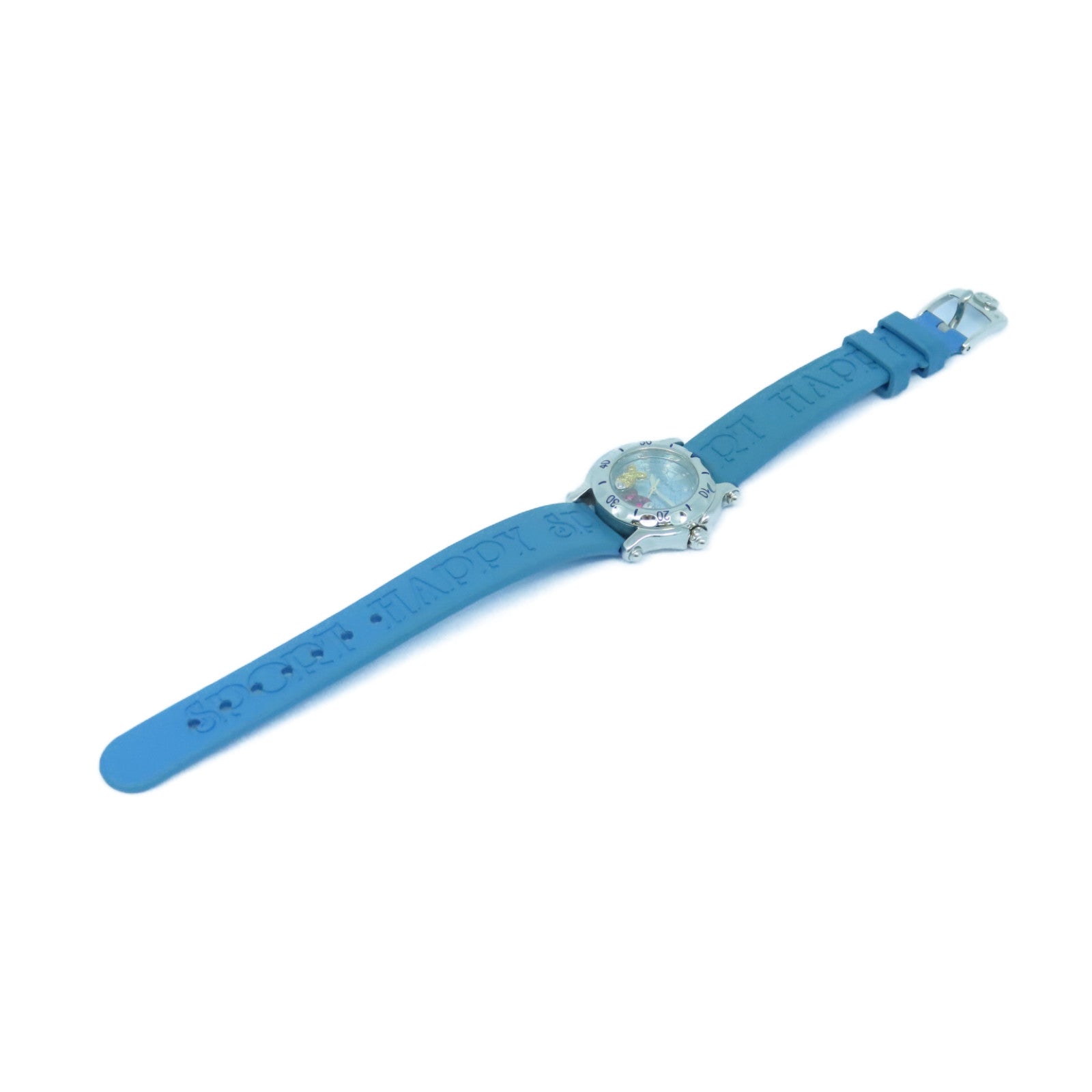 Chopard 【激減優惠】Happy Sport不鏽鋼手錶石英機芯藍色