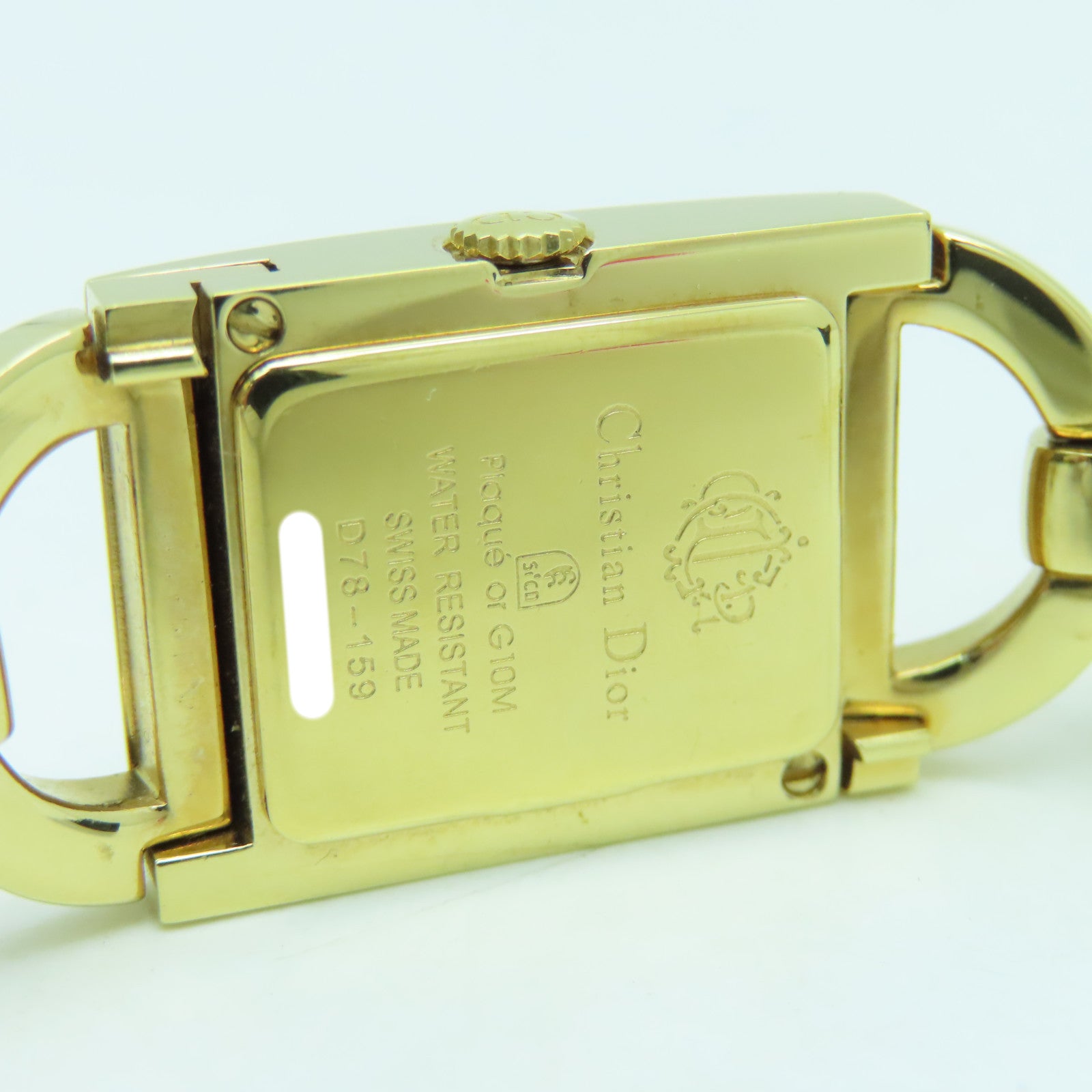 Dior Maris Square Watch Stainless Steel Watch Quartz Movement Gold