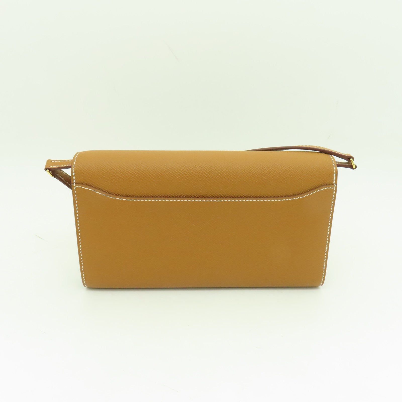 HERMES Epsom皮革Constance To Go金扣肩背袋啡色