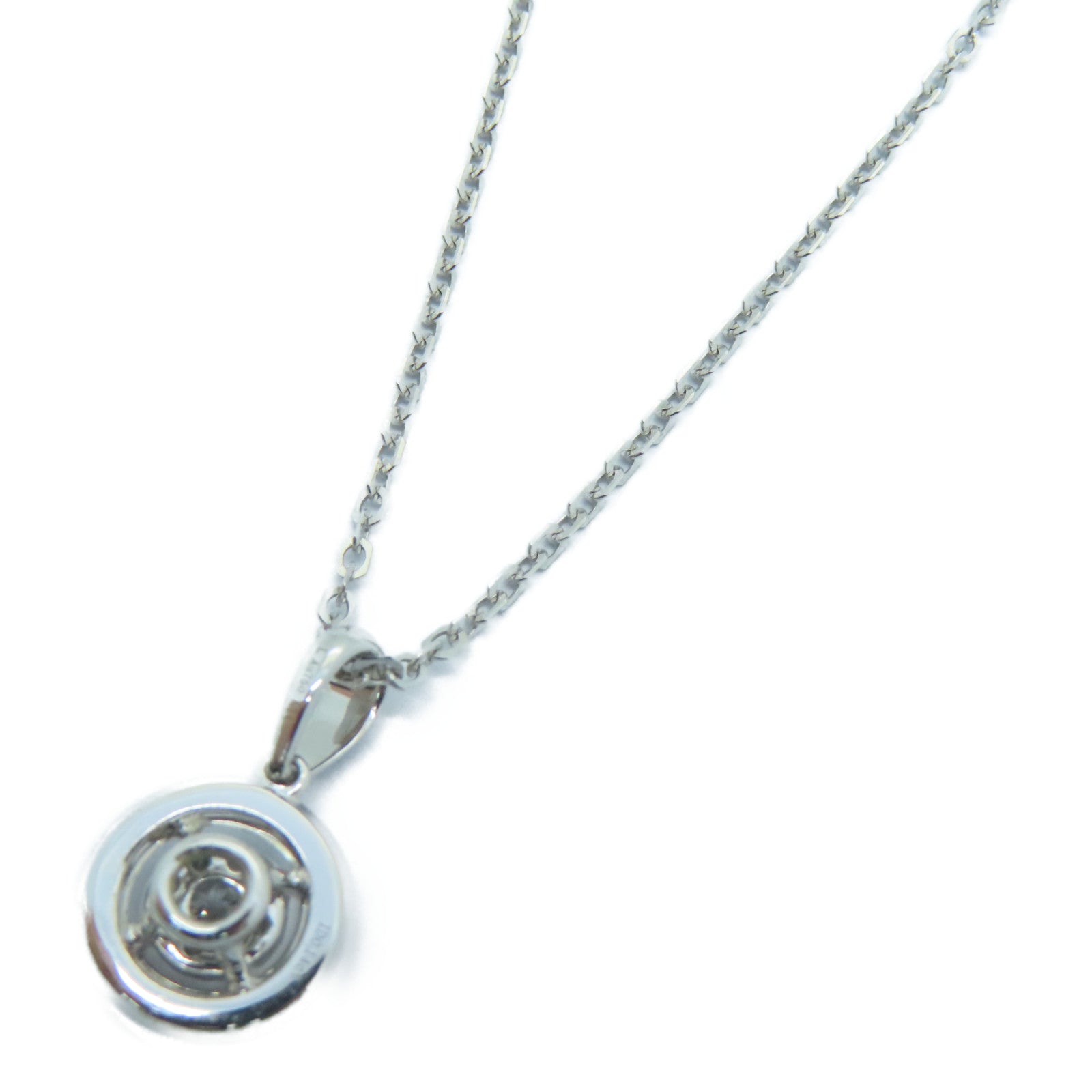 JEWELRY 18K白金Diamond Necklace 0.14ct /0.25ct鑽石頸錬