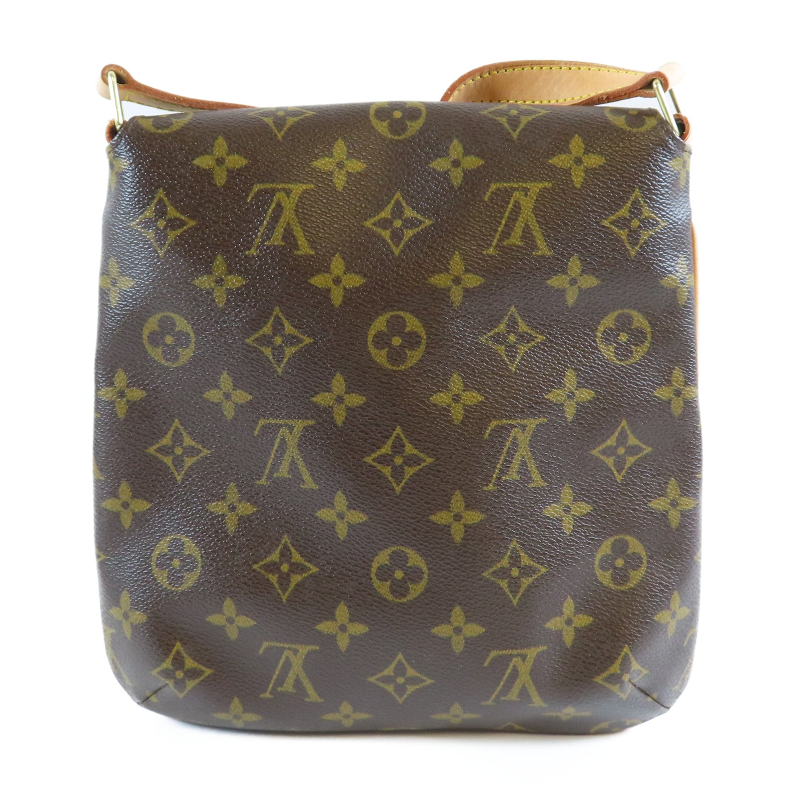LOUIS VUITTON Monogram Musette Salsa Short金扣肩背袋啡色