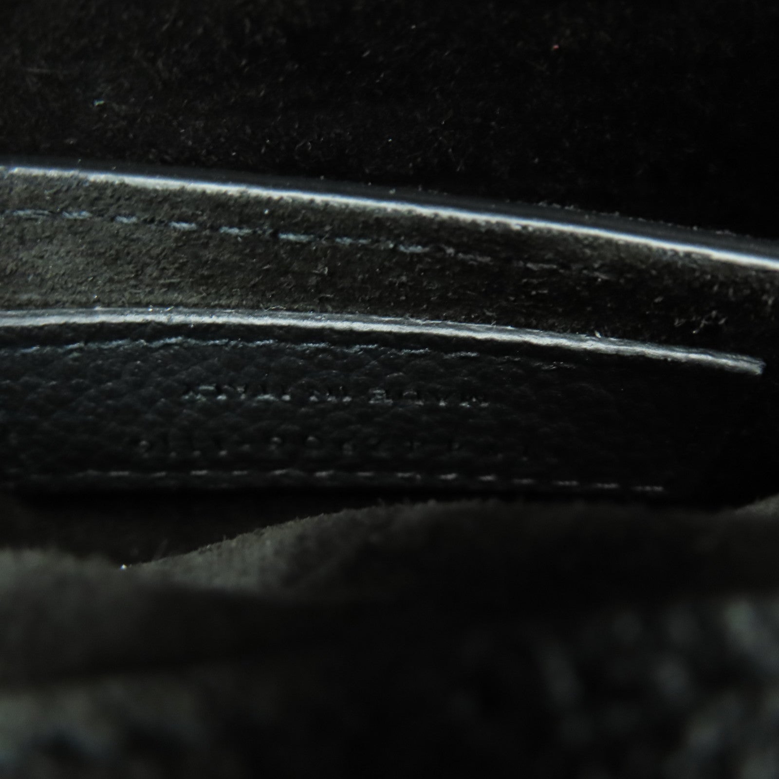 SAINT LAURENT 牛皮皮革Sunset銀扣鏈帶肩背袋黑色