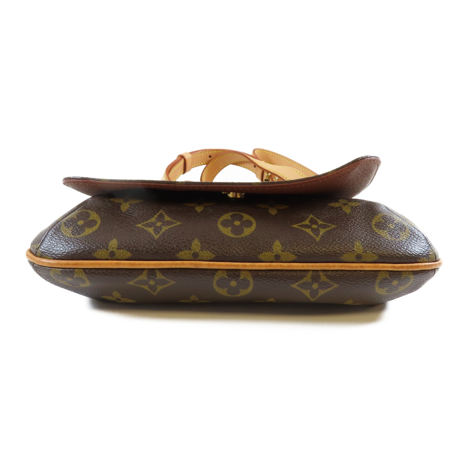 LOUIS VUITTON Monogram Musette Salsa Short金扣肩背袋啡色