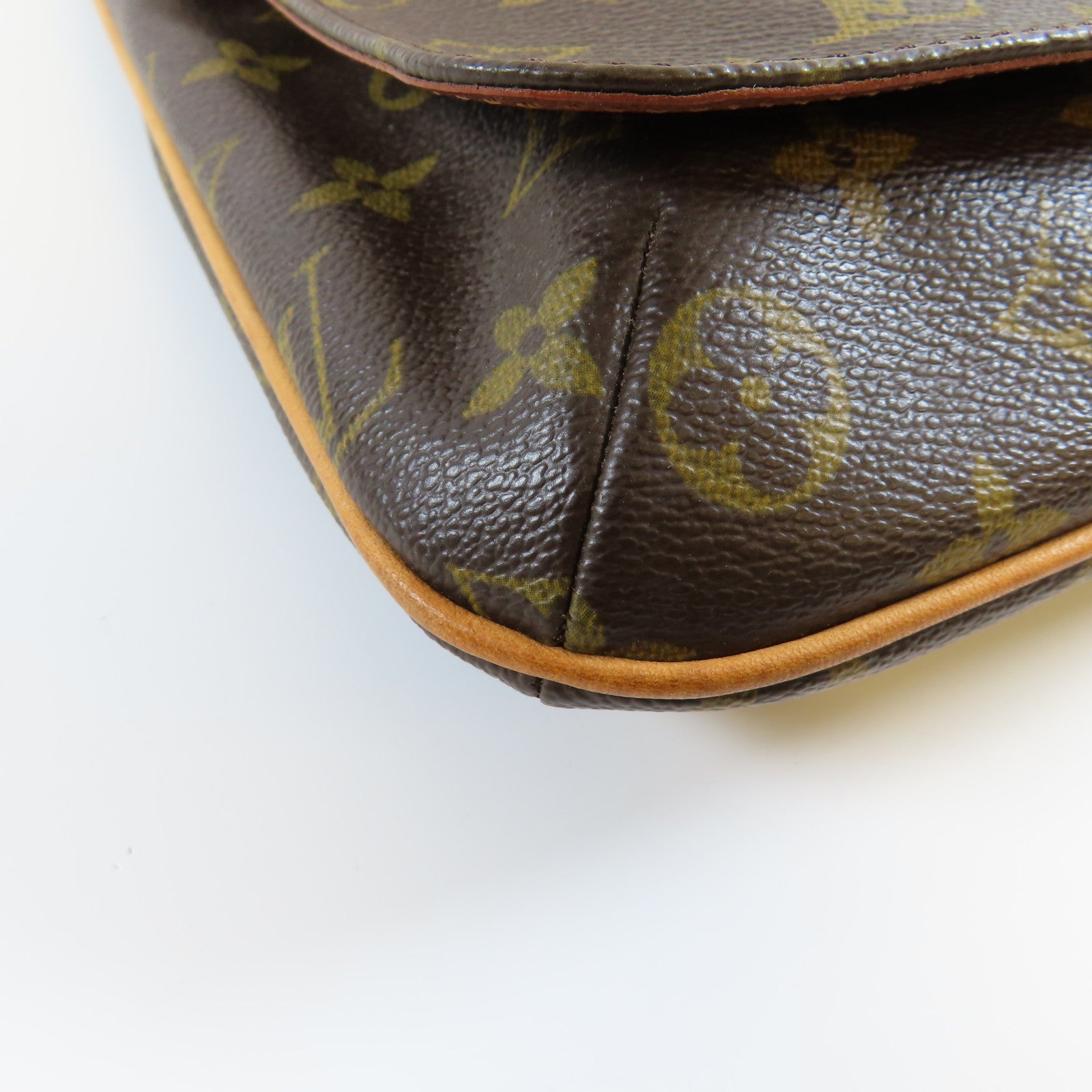 LOUIS VUITTON Monogram Musette Salsa Short金扣肩背袋啡色