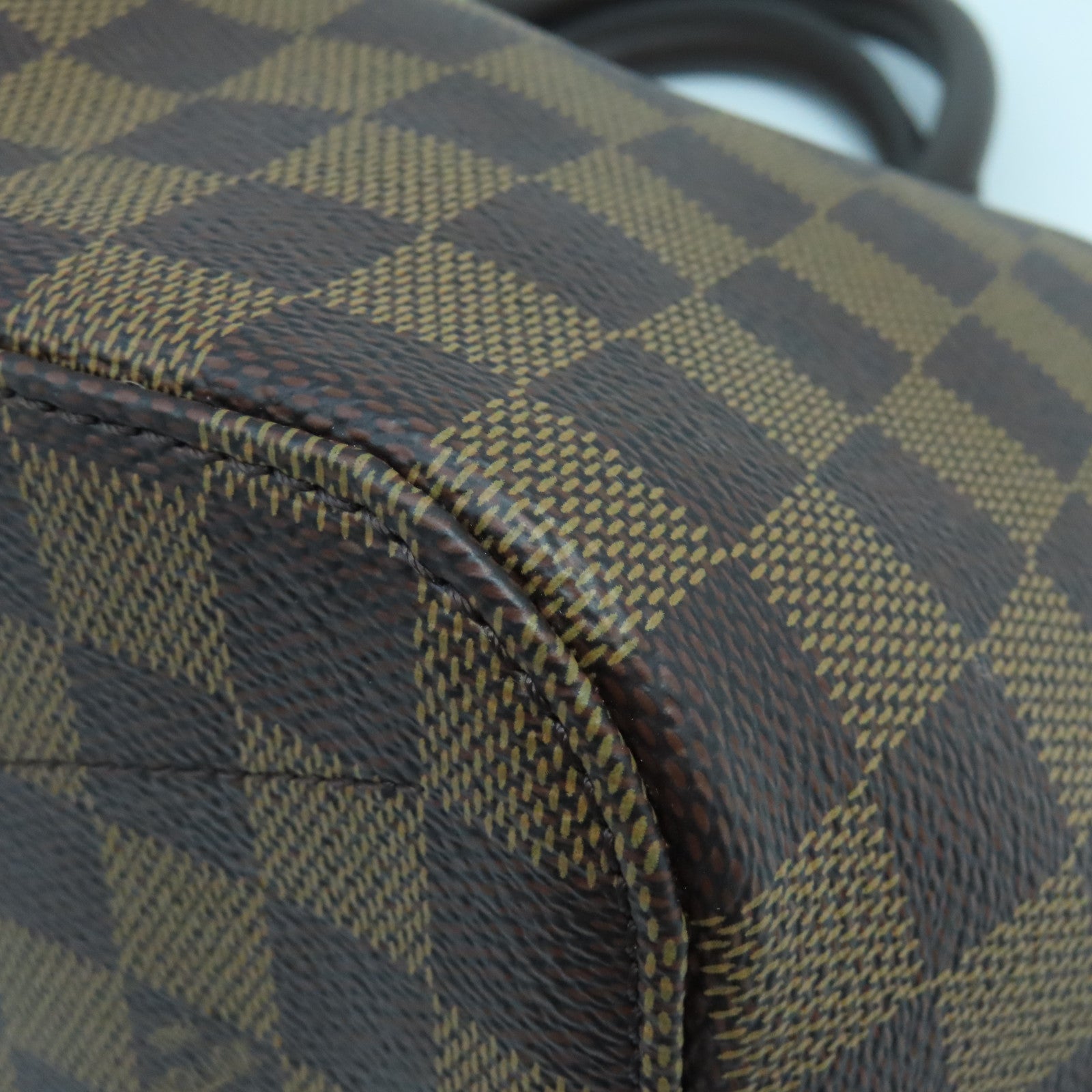 LOUIS VUITTON Damier Siena PM金扣手挽袋啡色