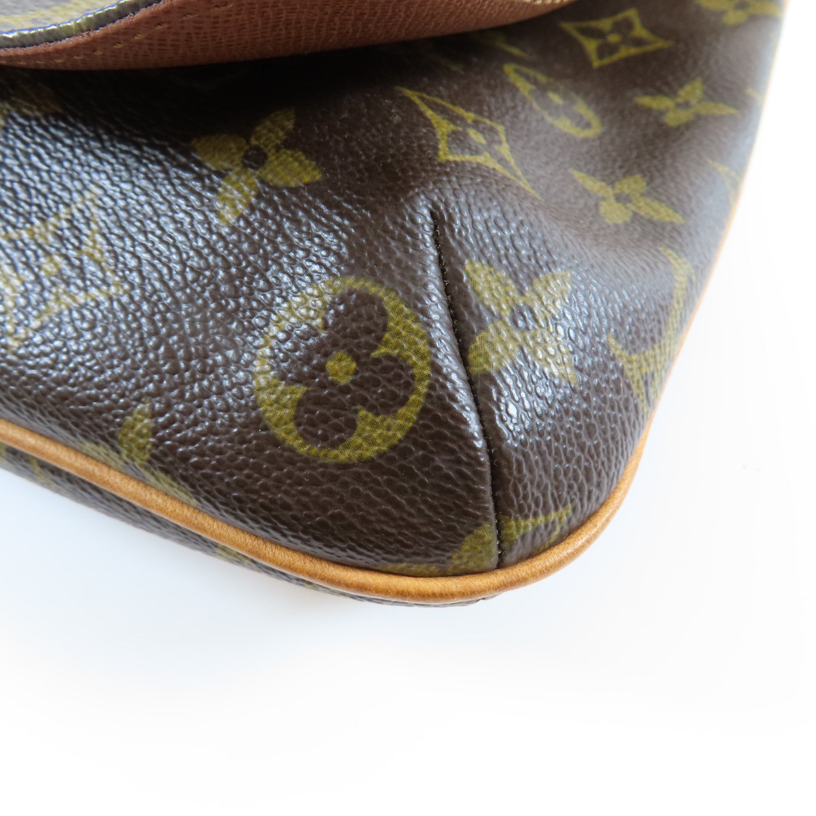 LOUIS VUITTON Monogram Musette Salsa Short金扣肩背袋啡色