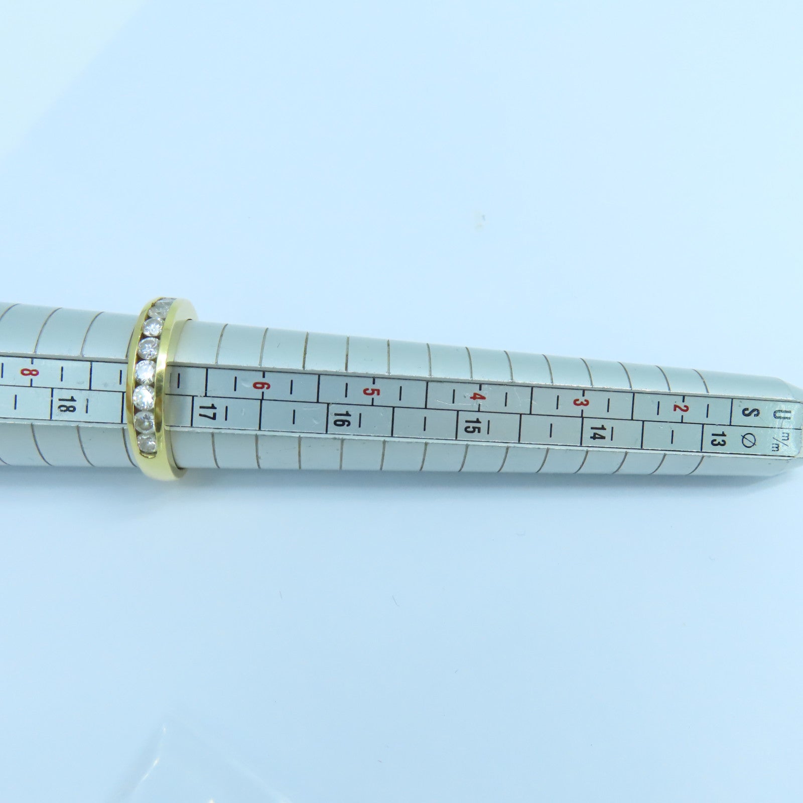 JEWELRY 18K黃金Diamond Ring鑽石戒指US#7金色