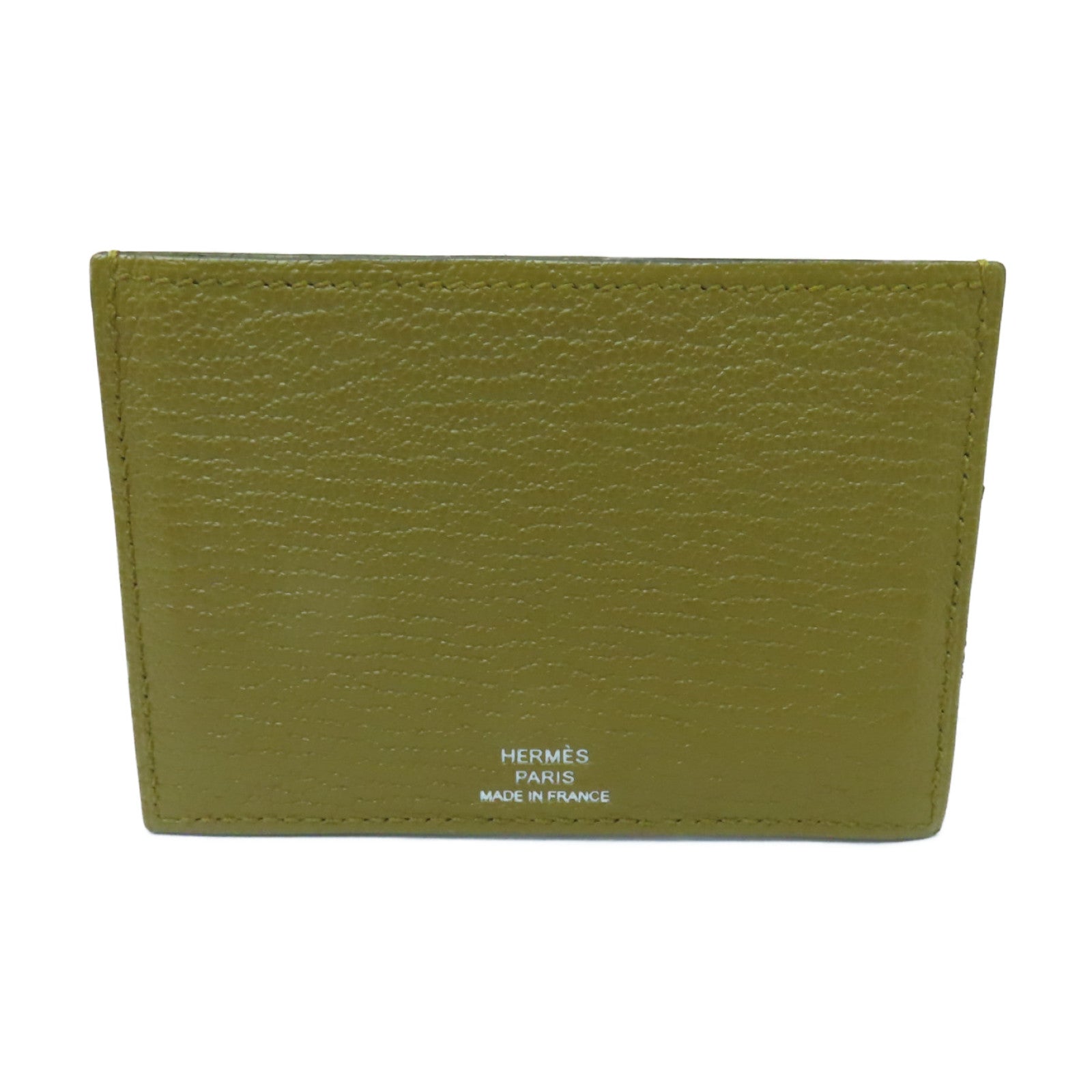 HERMES Epsom皮革Card Case卡片套藍色/啡色
