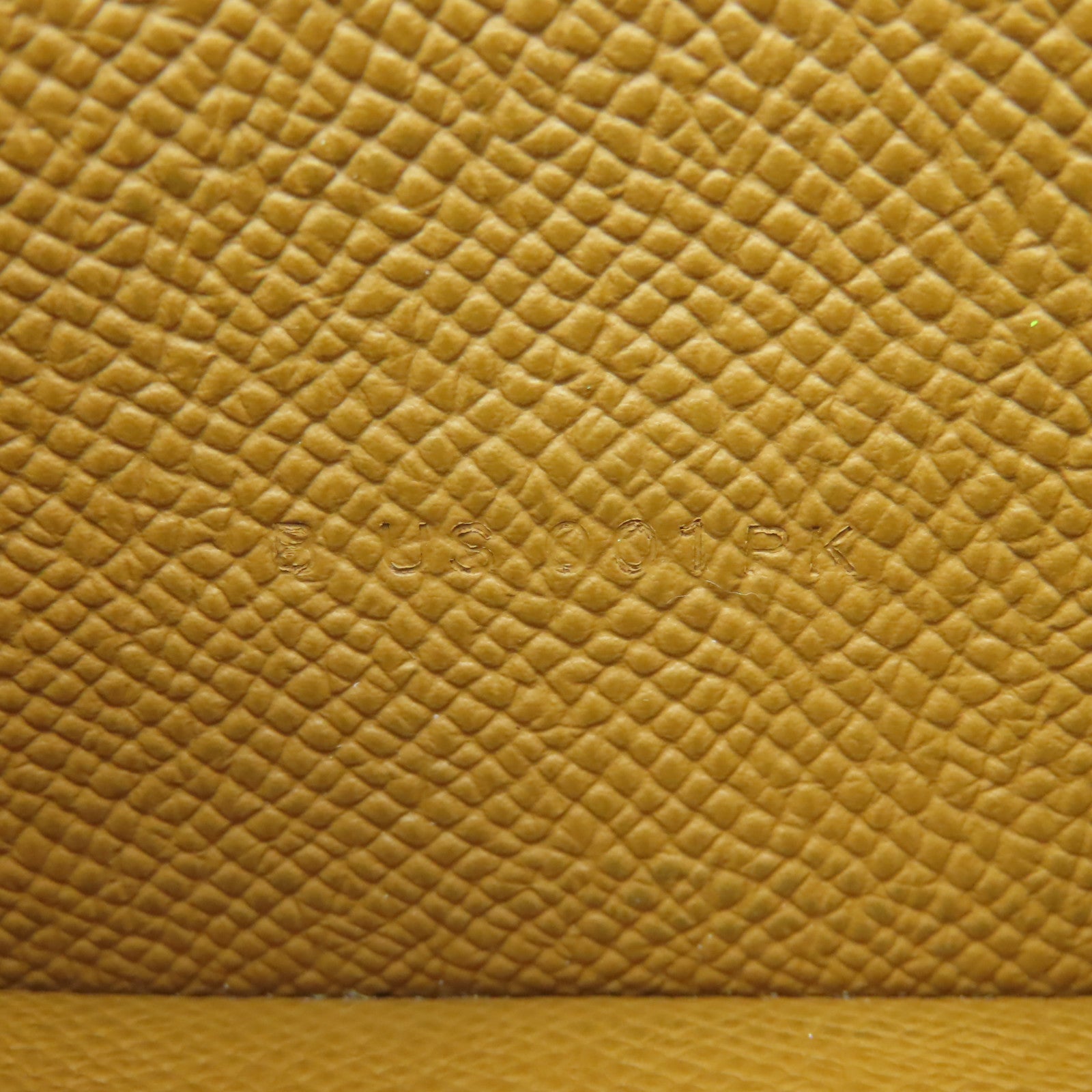 HERMES Veau Epsom皮革Bearn Card Case銀扣卡片套金色/經典駝色