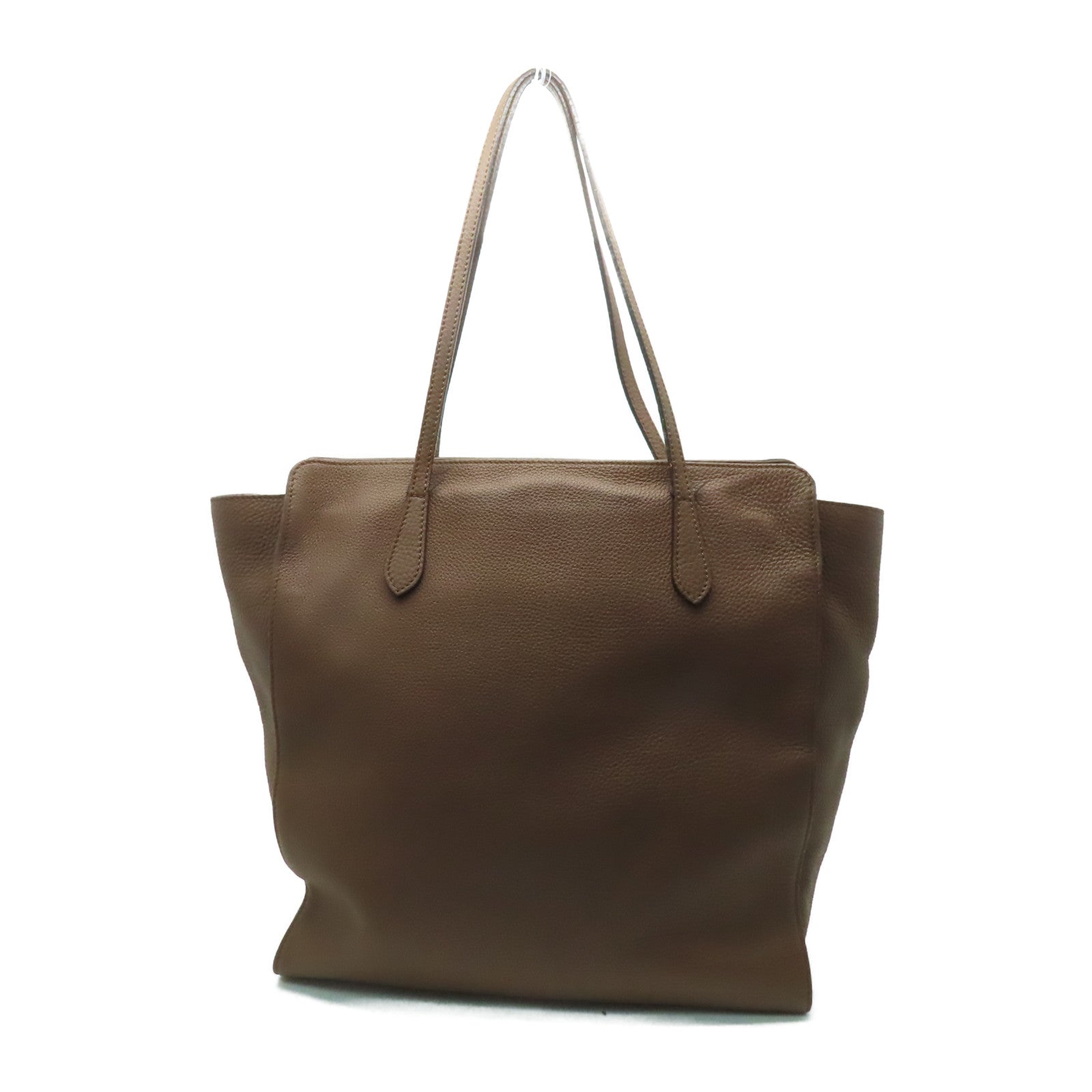 GUCCI 牛皮皮革Shoulder Bag金扣肩背袋啡色