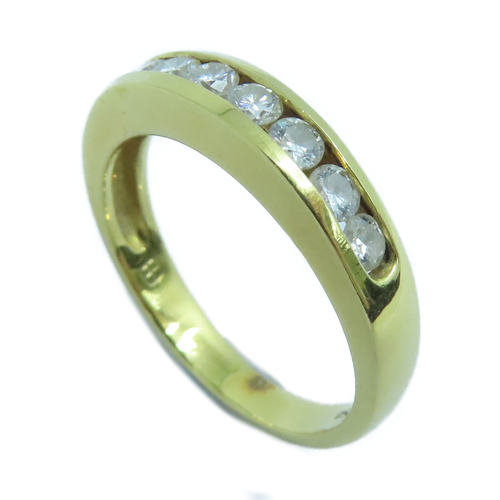 JEWELRY 18K黃金Diamond Ring鑽石戒指US#7金色