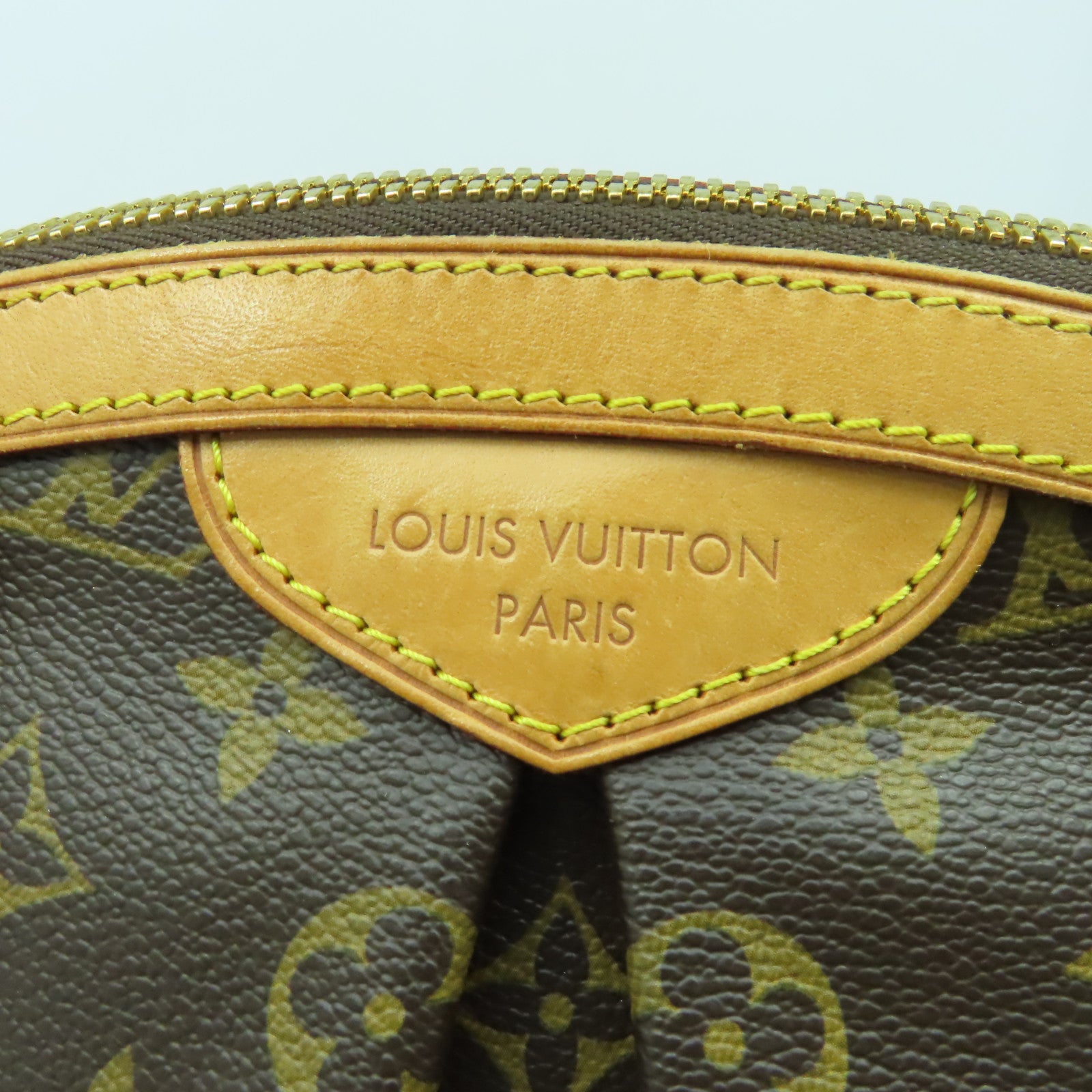 LOUIS VUITTON Monogram Tivoli PM金扣手挽袋啡色