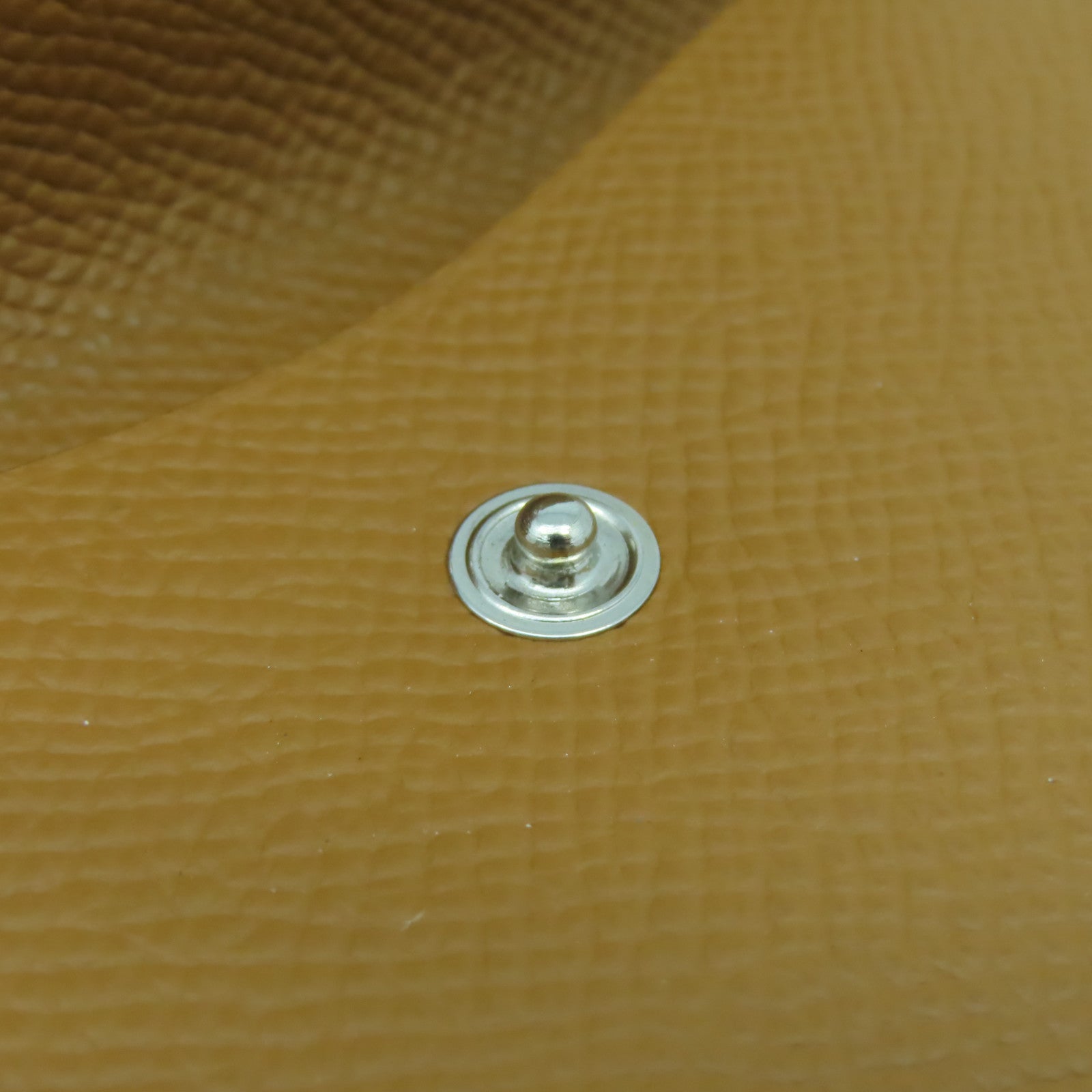 HERMES Veau Epsom皮革Bearn Card Case銀扣卡片套金色/經典駝色