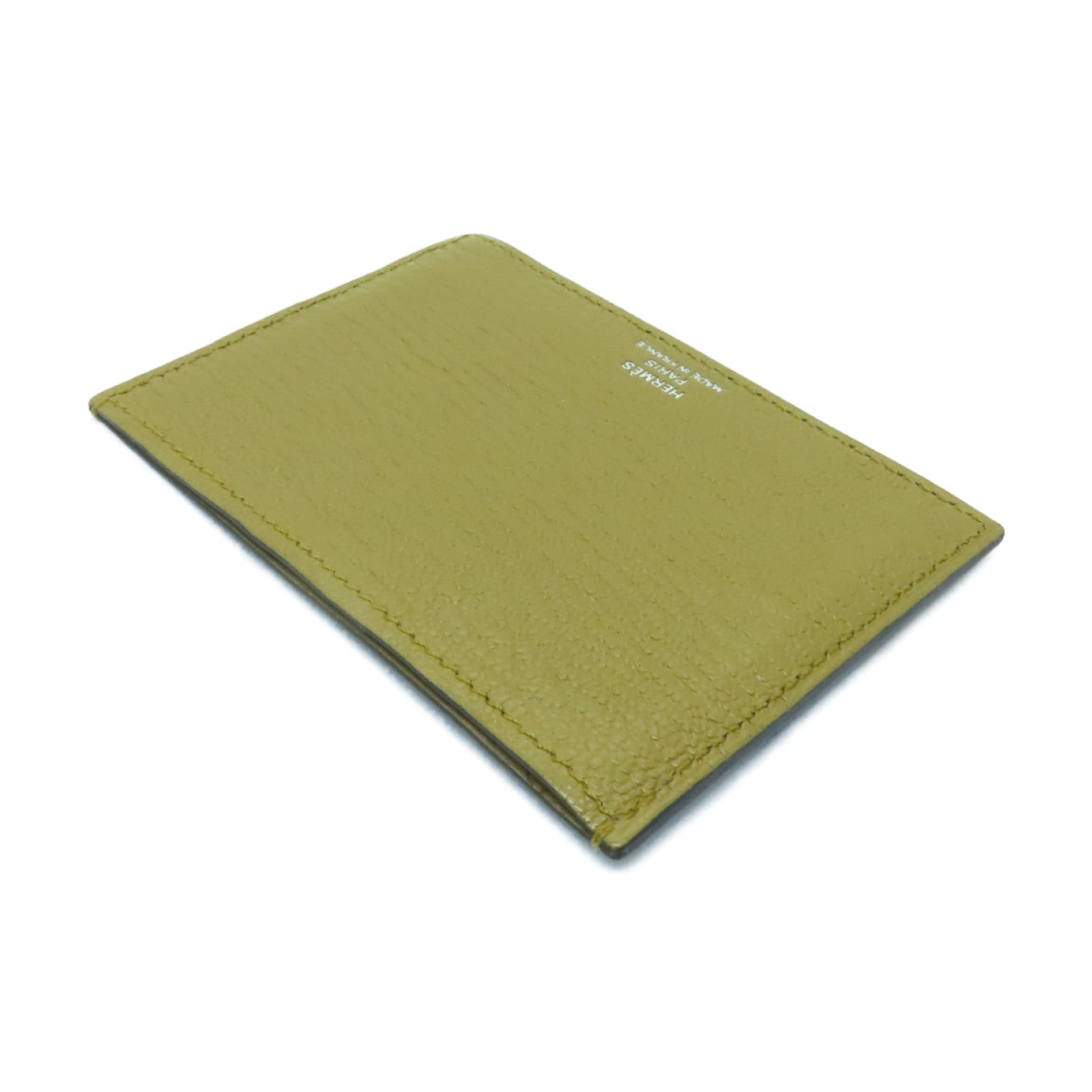 HERMES Epsom皮革Card Case卡片套藍色/啡色