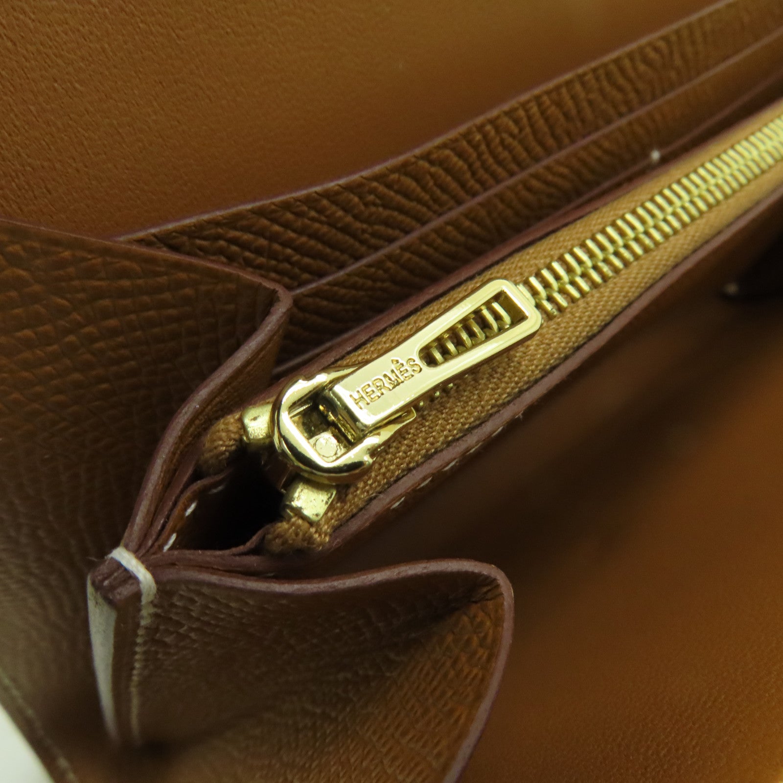 HERMES Epsom皮革Constance To Go金扣肩背袋啡色