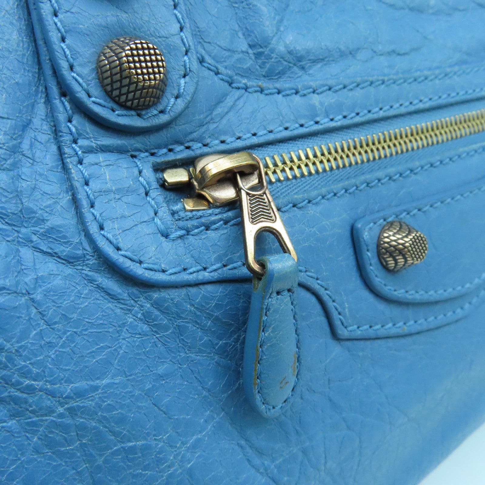 BALENCIAGA 羊皮皮革City金扣手挽肩背兩用袋
