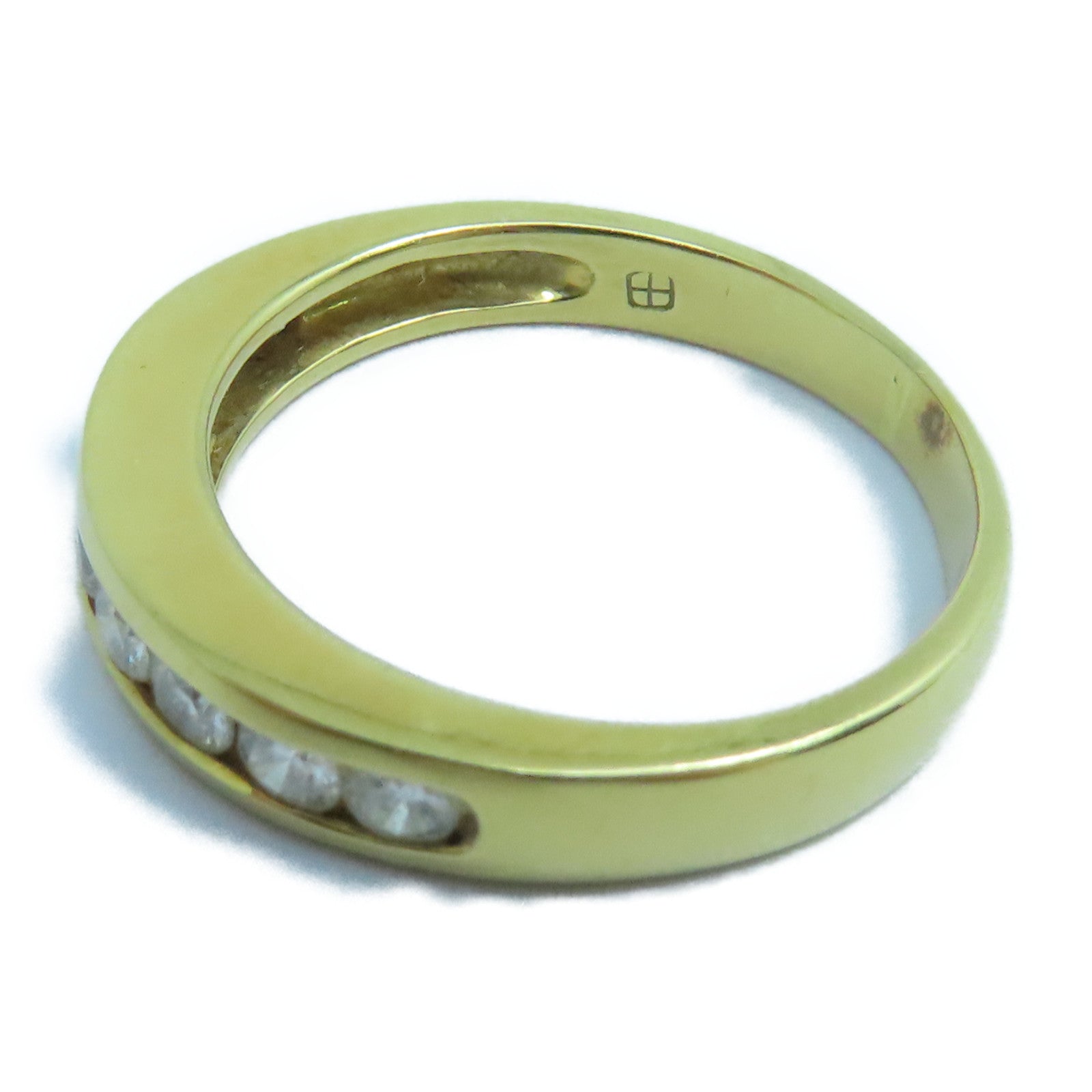 JEWELRY 18K黃金Diamond Ring鑽石戒指US#7金色