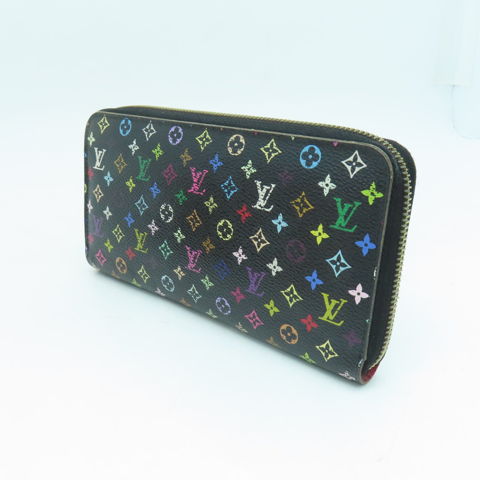 LOUIS VUITTON Monogram Multi Zippy Long Wallet长钱包金扣黑色