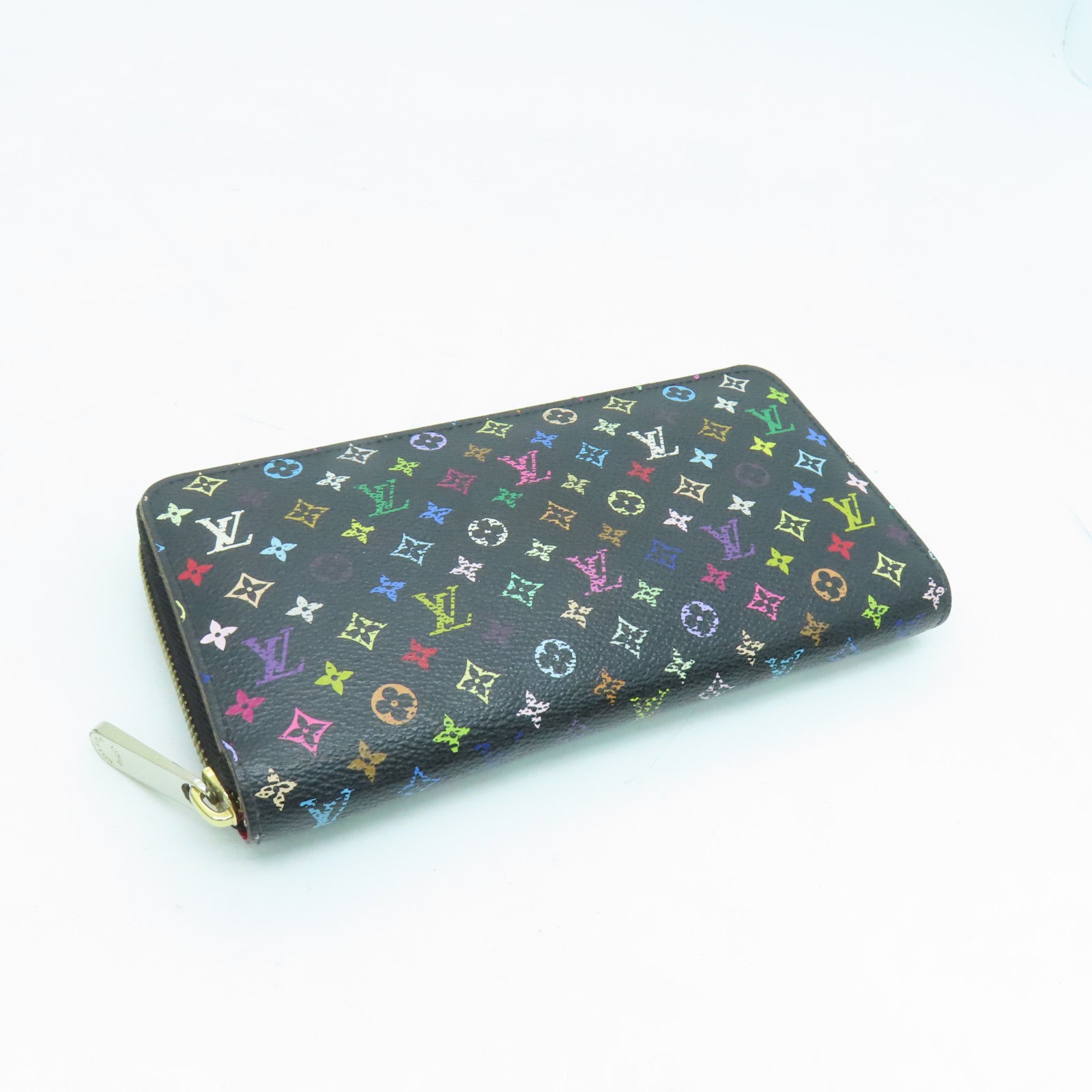LOUIS VUITTON Monogram Multi Zippy Long Wallet长钱包金扣黑色