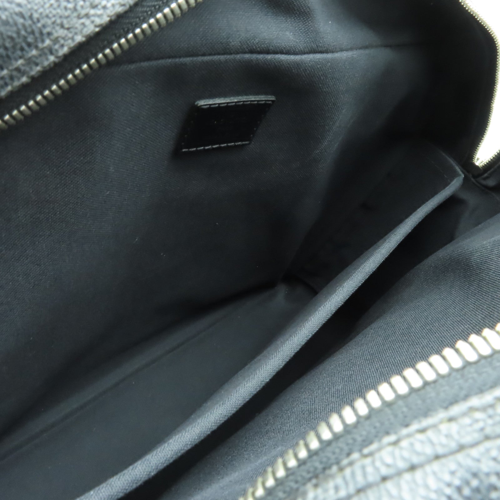 LOUIS VUITTON Damier Graphite Icare银扣公事包/手挽肩背两用袋黑色